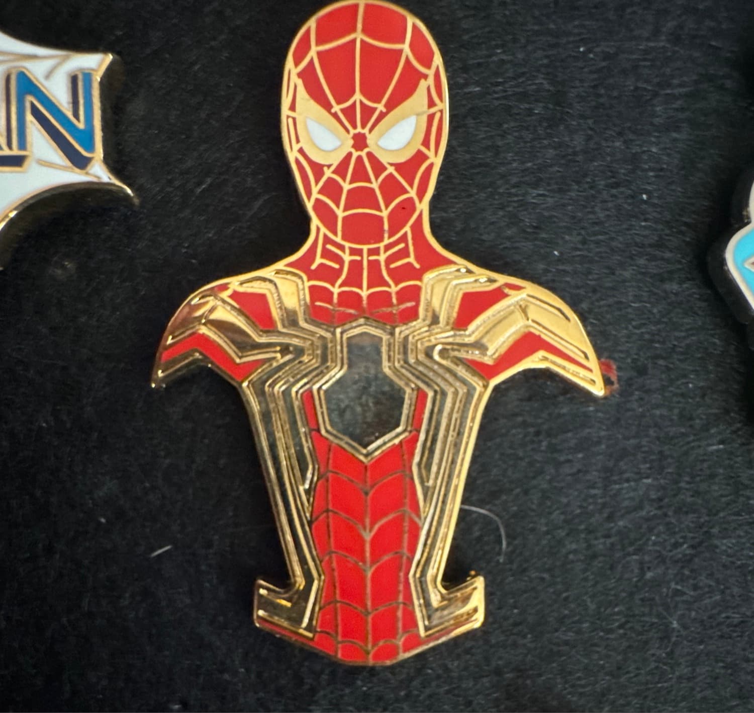 Spider-Man: No Way Home Integrated Suit Torso and Head Pin front