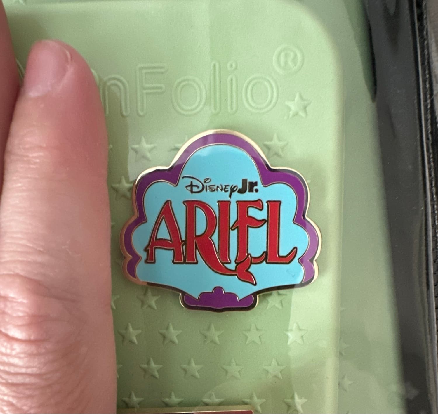 Disney Jr. Ariel Logo Pin - D23 Expo 2024 front