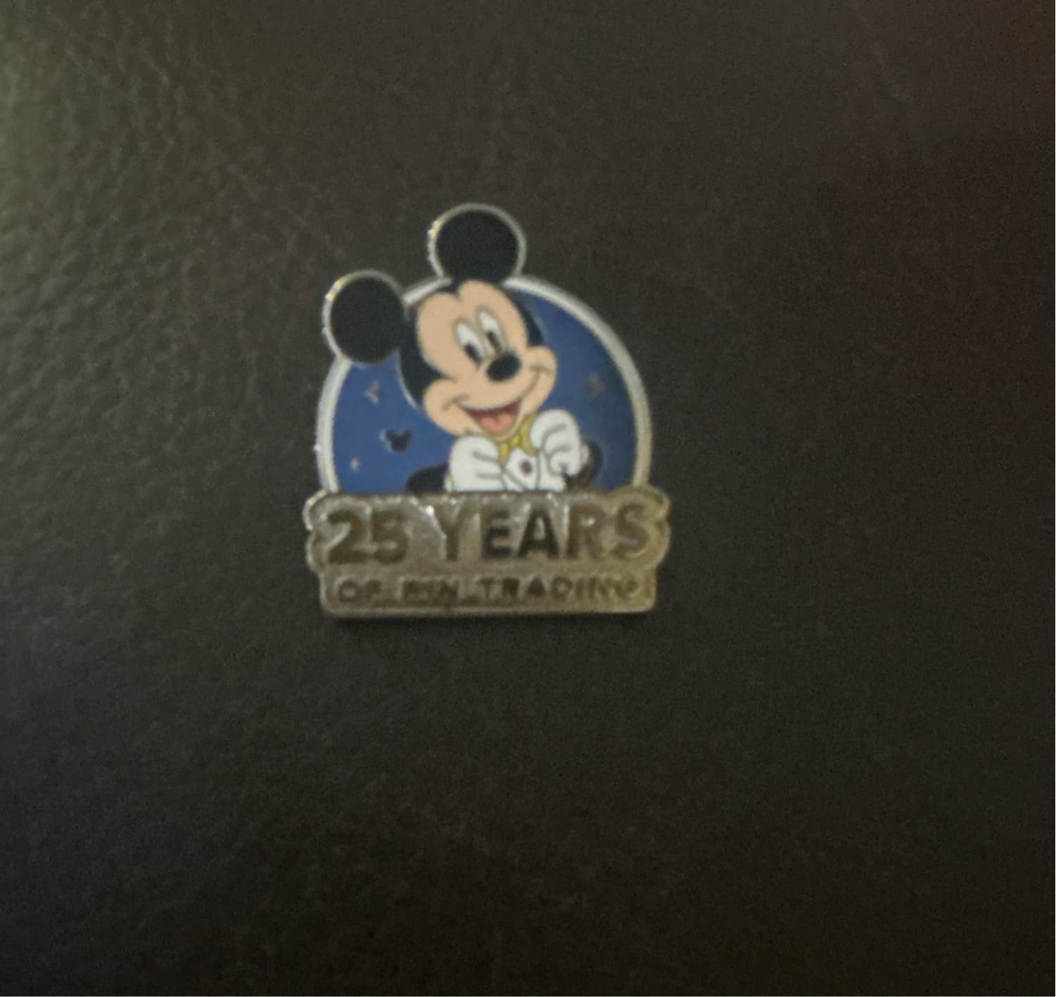 Mickey Mouse 25 Years of Pin Trading Charm