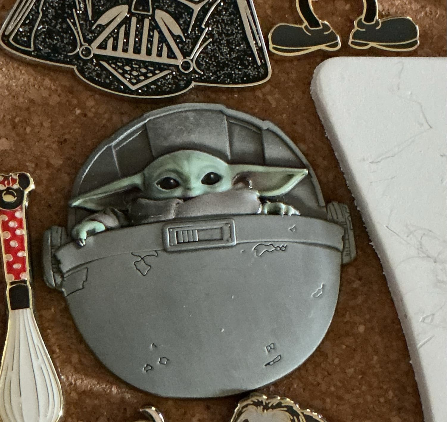 Grogu in Hover Pram Pin