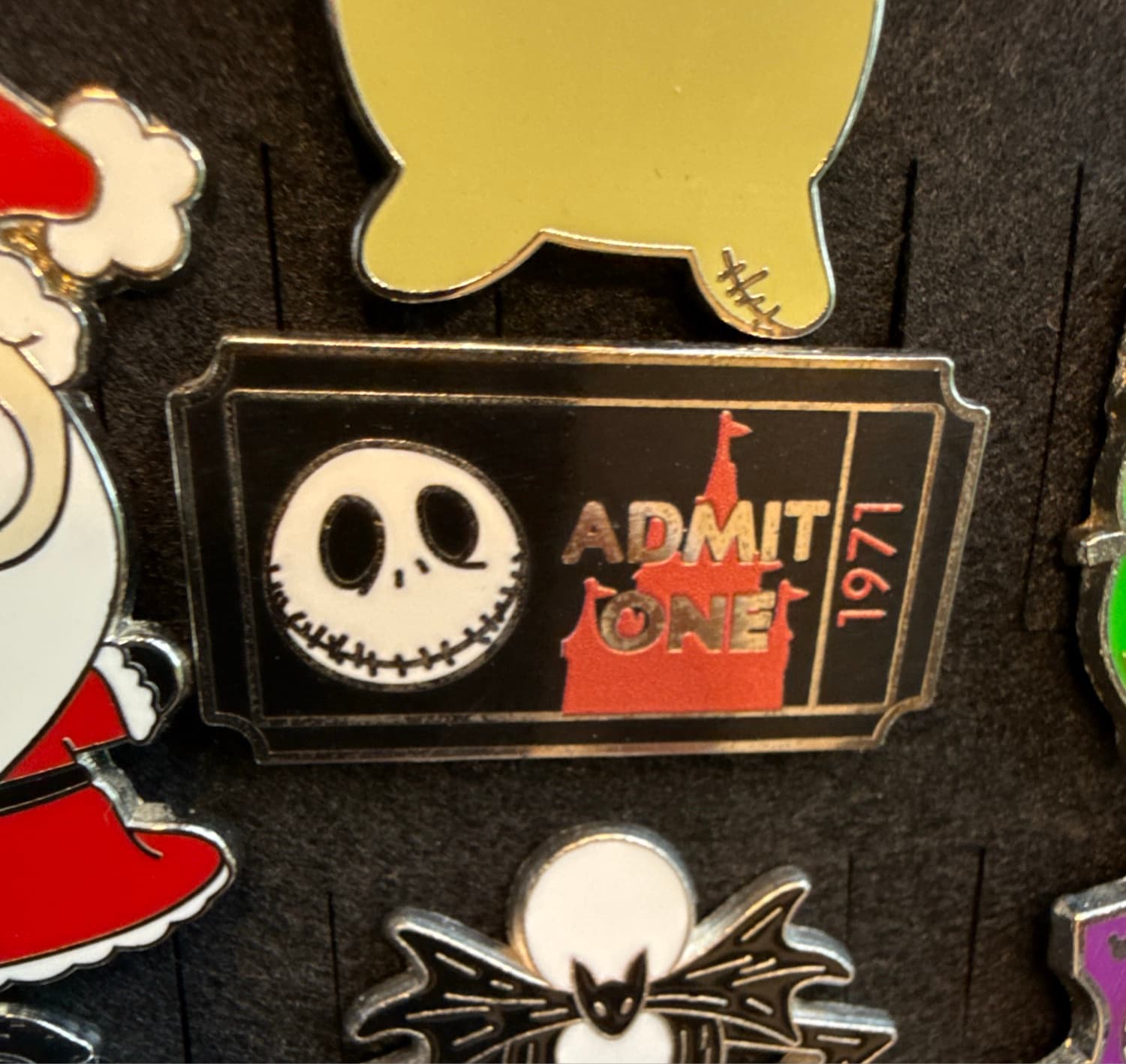 Jack Skellington NBC Admit One 1971 Limited Release Mystery Pin