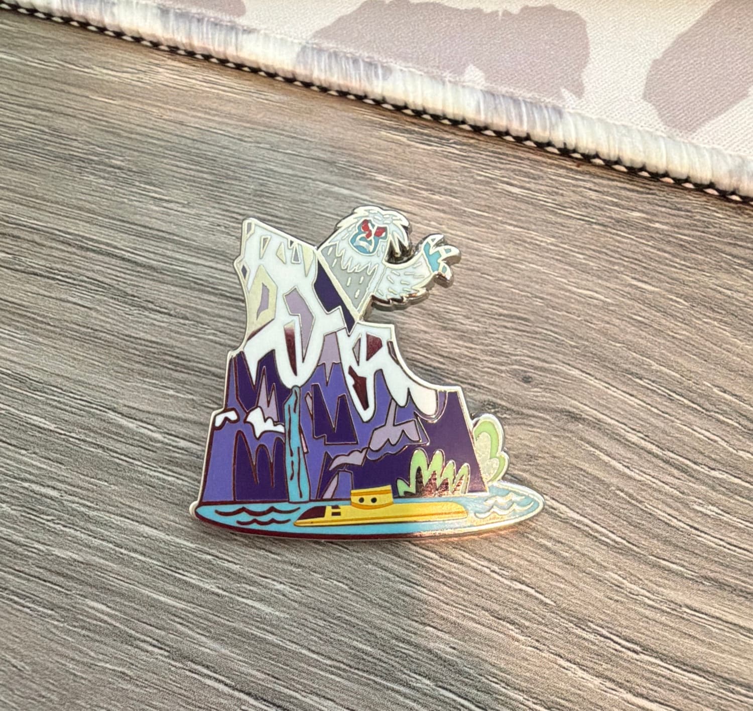 D23-Exclusive Matterhorn Bobsleds, Disneyland Monorail, Submarine Voyage 65th Anniversary Pin Set - Matterhorn Bobsleds Pin