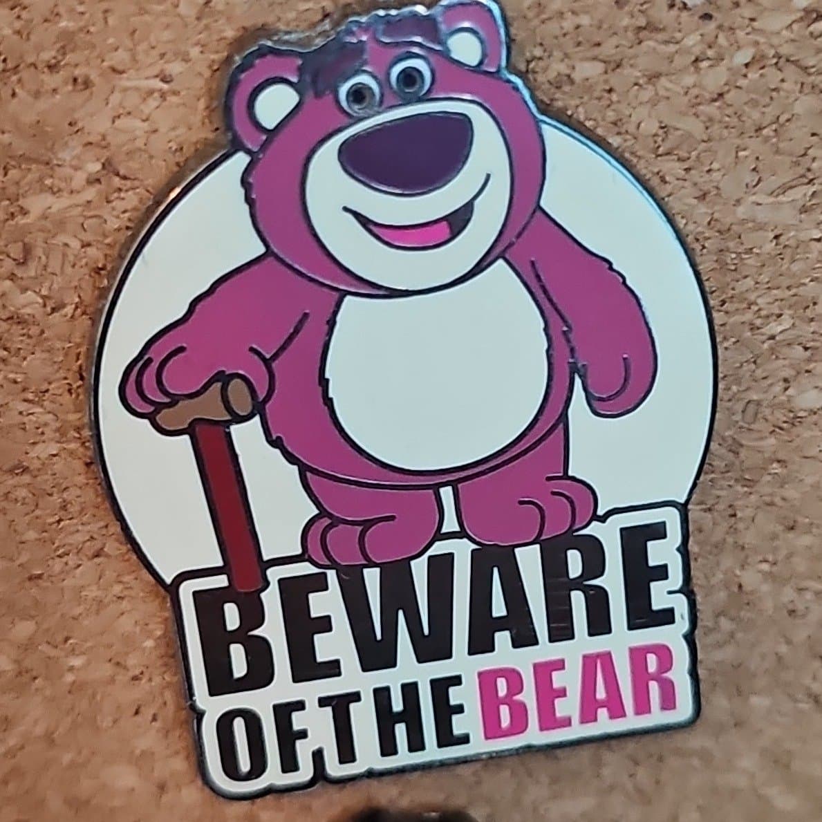 Lotso Bear with Cane 'Beware of the Bear' - Road to Toy Story 3 front