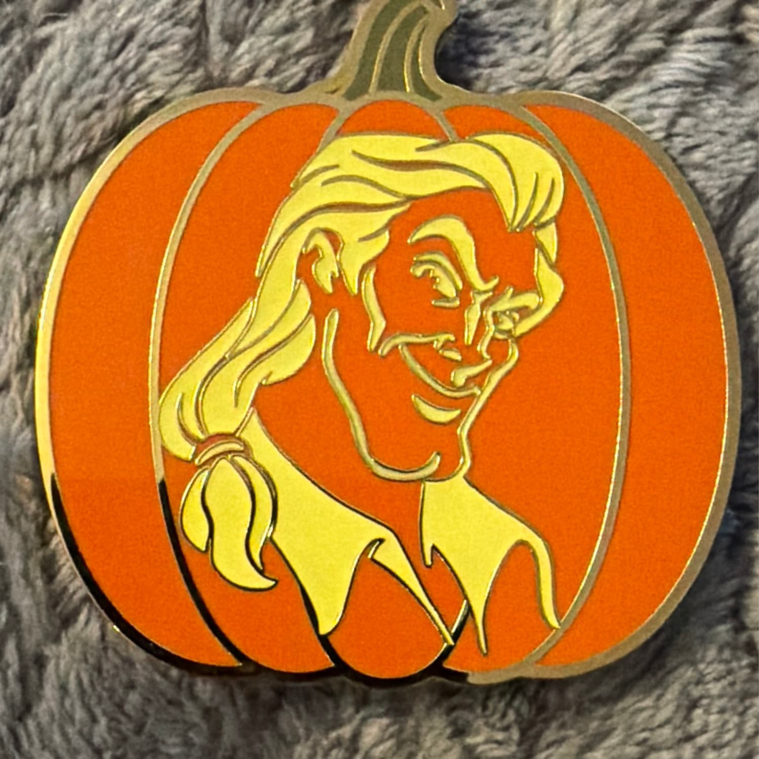 Gaston Pumpkin Pin - mystery villain pumpkins
