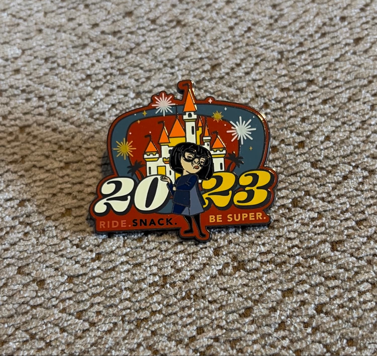 Edna Mode The Incredibles 2023 Ride Snack Be Super Pin