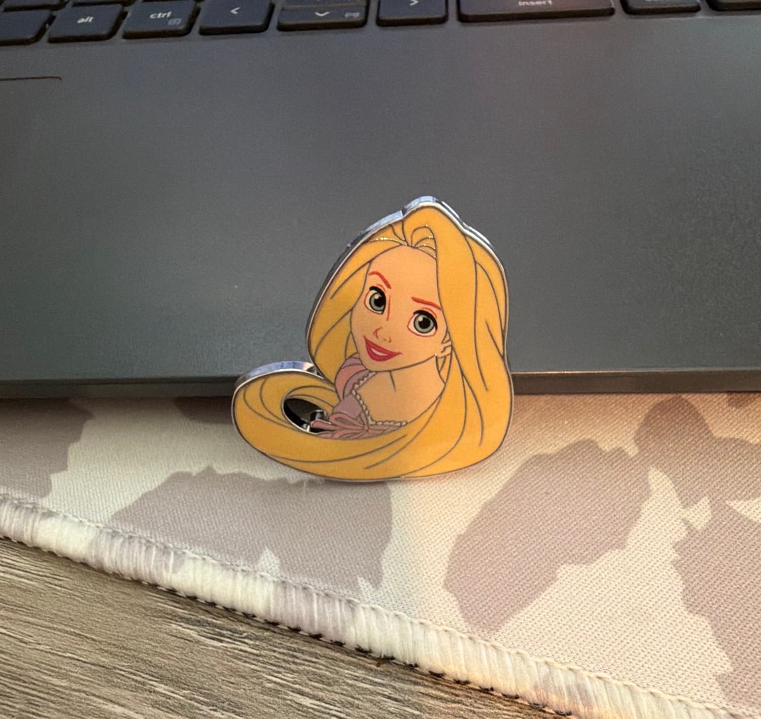 Rapunzel Tangled Holding Long Hair Up Pin
