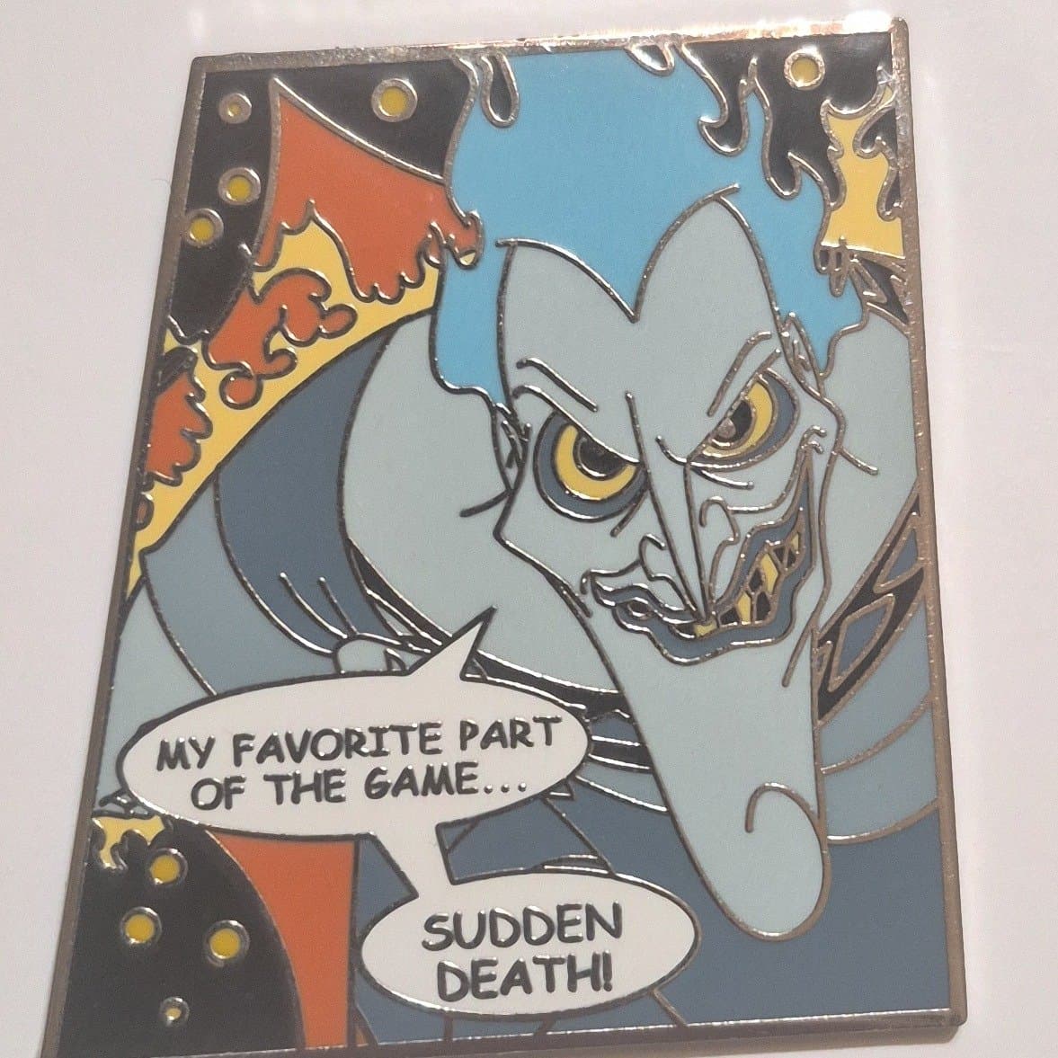 Hades - Villains Comic Book Mystery Pin Collection ("My Favorite Part Of The Game... Sudden Death!")