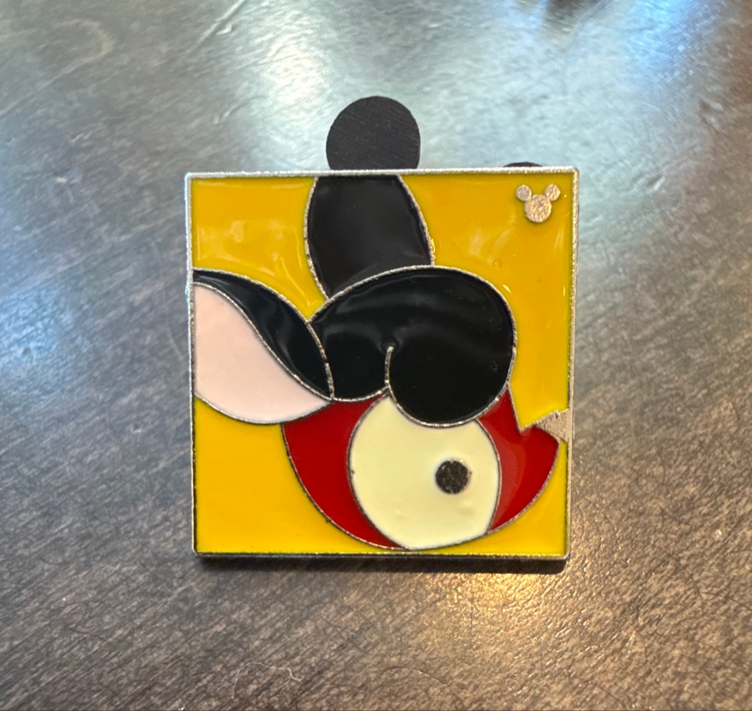 Mickey Mouse Stylized Face - Yellow front