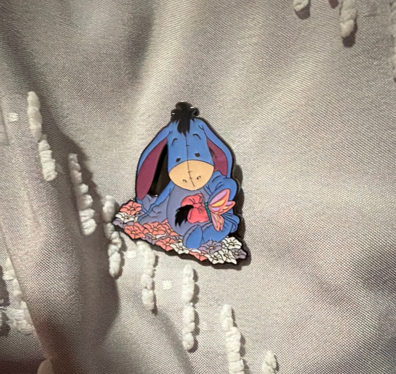 Eeyore Flower Baby Pin