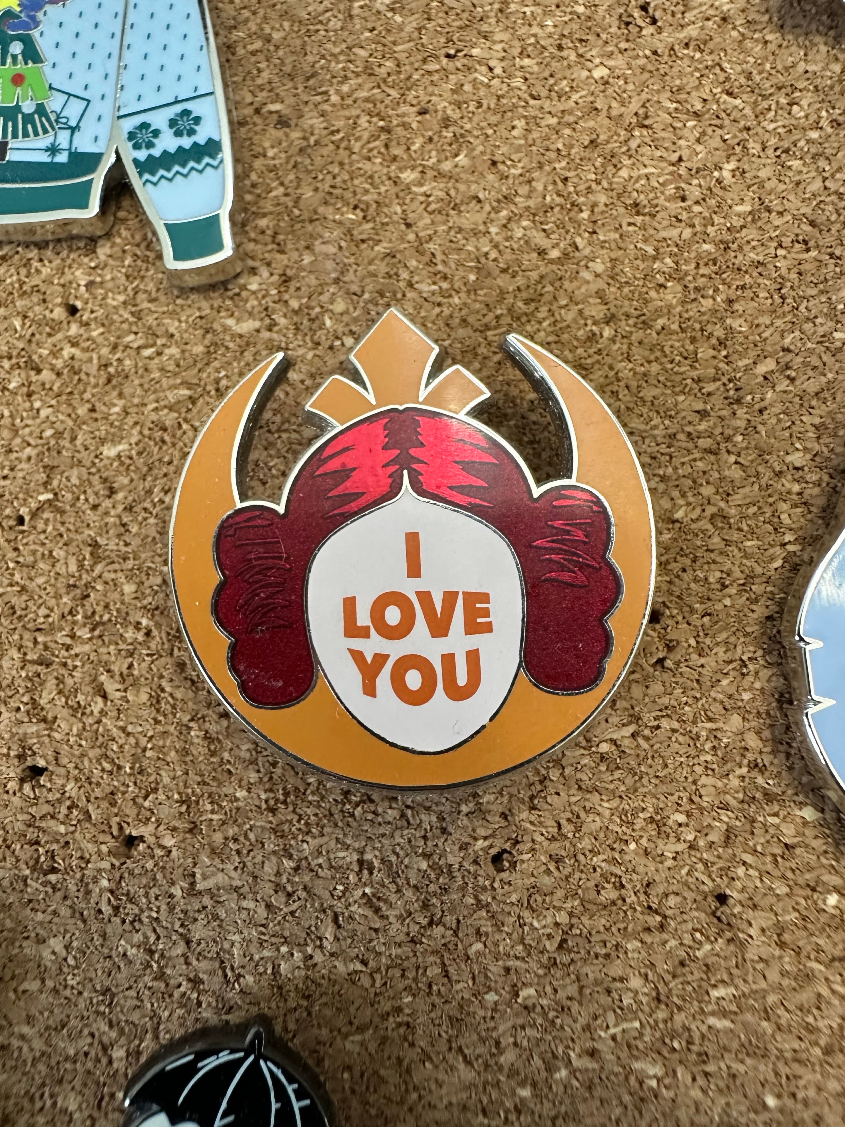 Princess Leia - I Love You - Star Wars Couples Pin Set