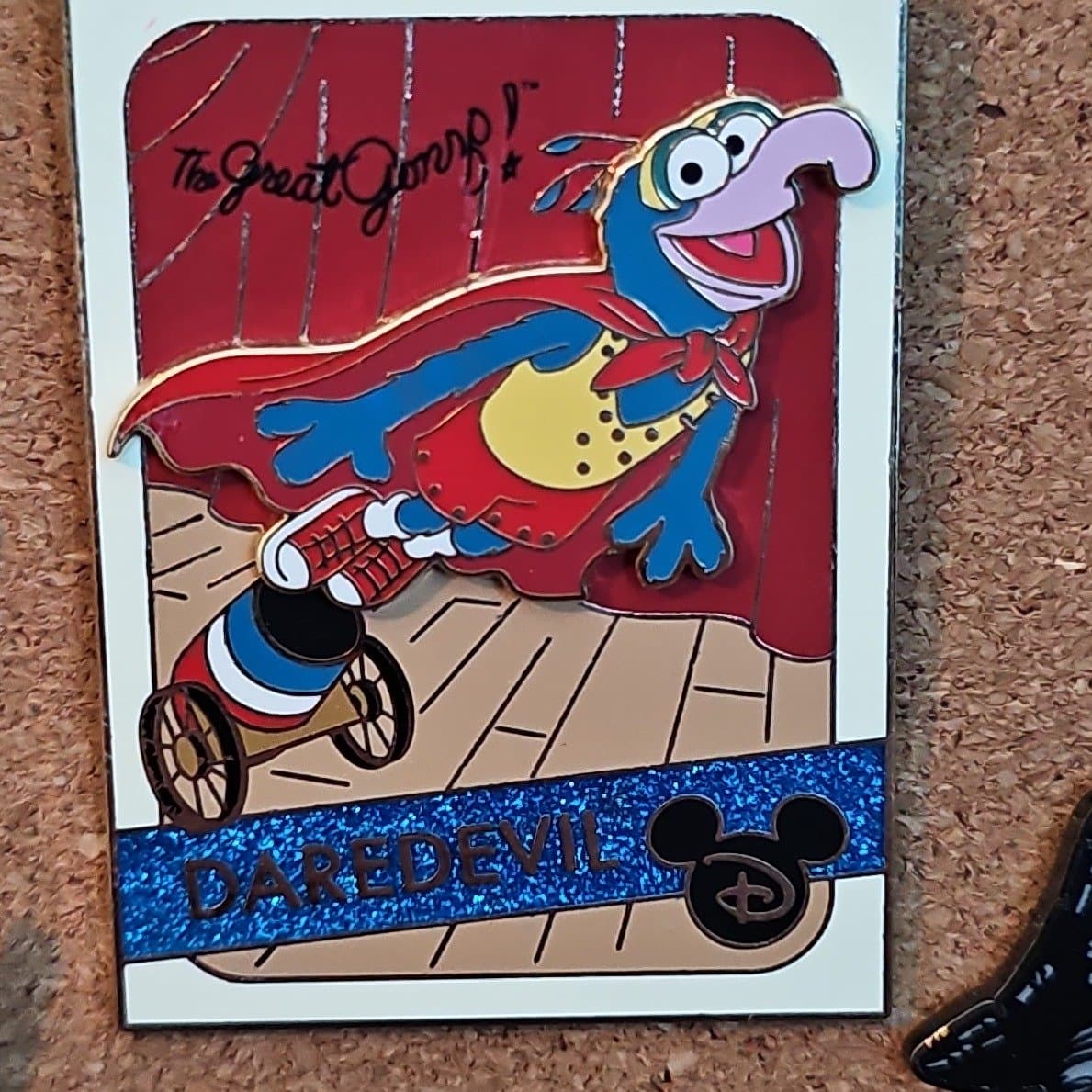 Disney Pin - The Muppets - Trading Cards: Daredevil Gonzo