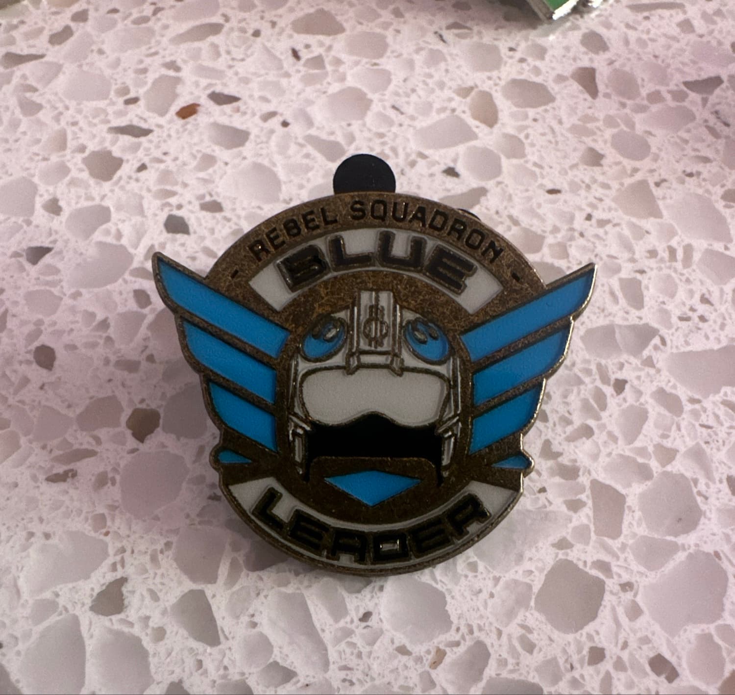 Star Wars: Rogue One Rebel Squadron Leaders - Blue Leader Pin front