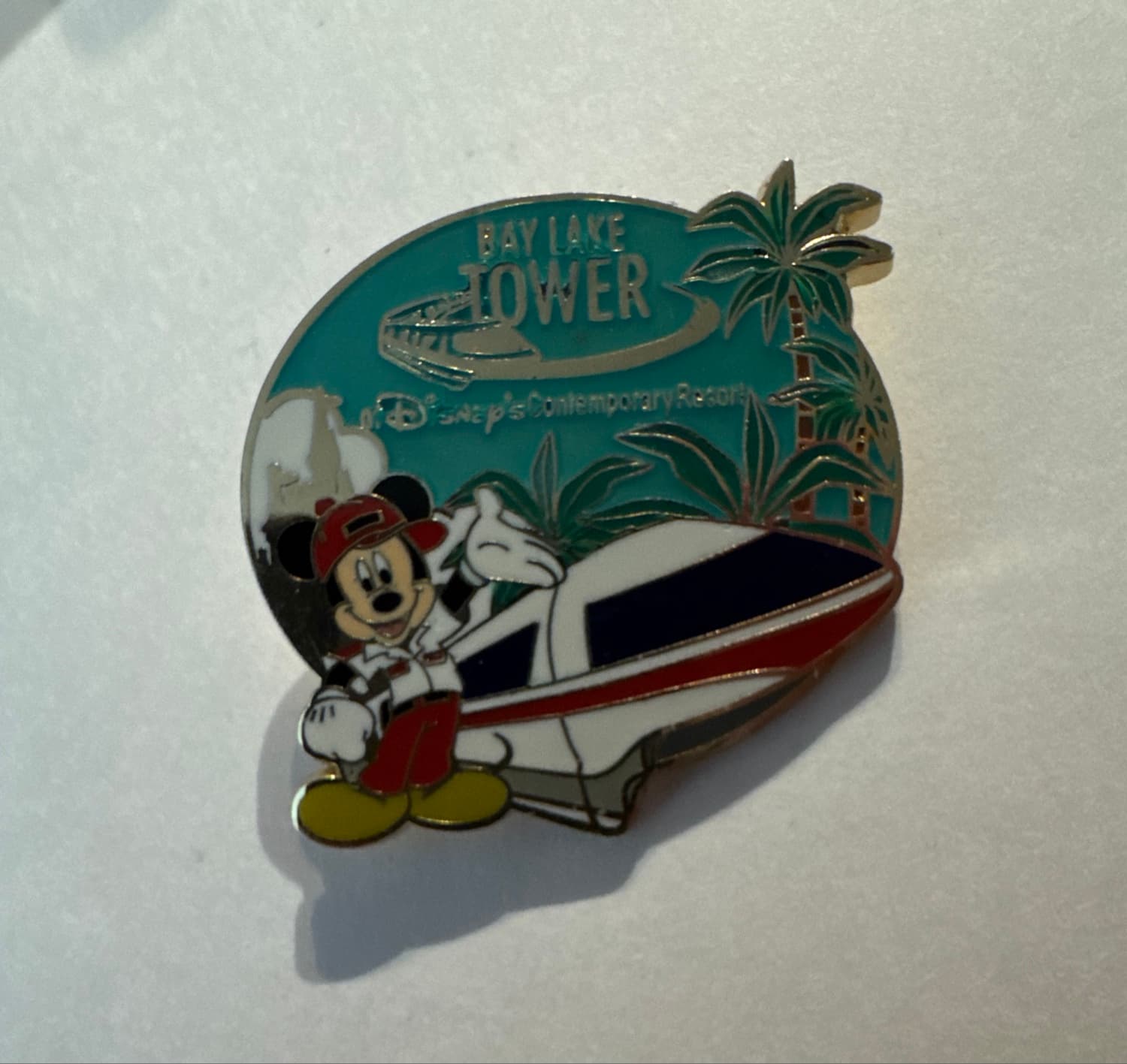 Mickey Mouse at Bay Lake Tower Disney's Contemporary Resort DVC Exclusive Pin front