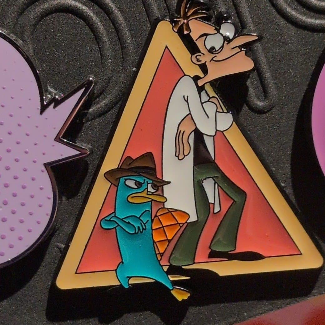 Disney Phineas And Ferb Character Blind Box Pin Set - Dr. Heinz Doofenshmirtz & Agent P