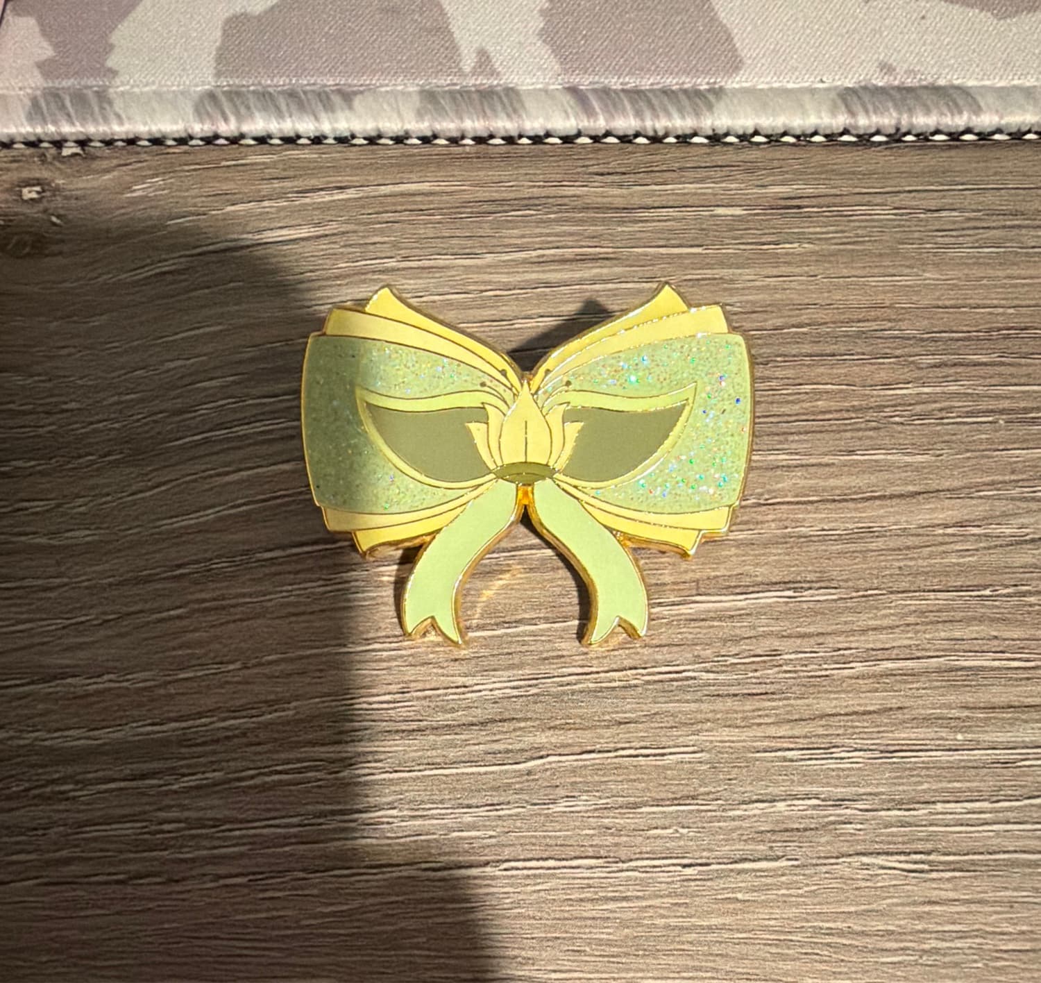 Loungefly Disney Princess Tiana Princess & the Frog Glitter Bow Pin