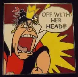 Queen of Hearts - Off With Her Head Comic Book Style front
