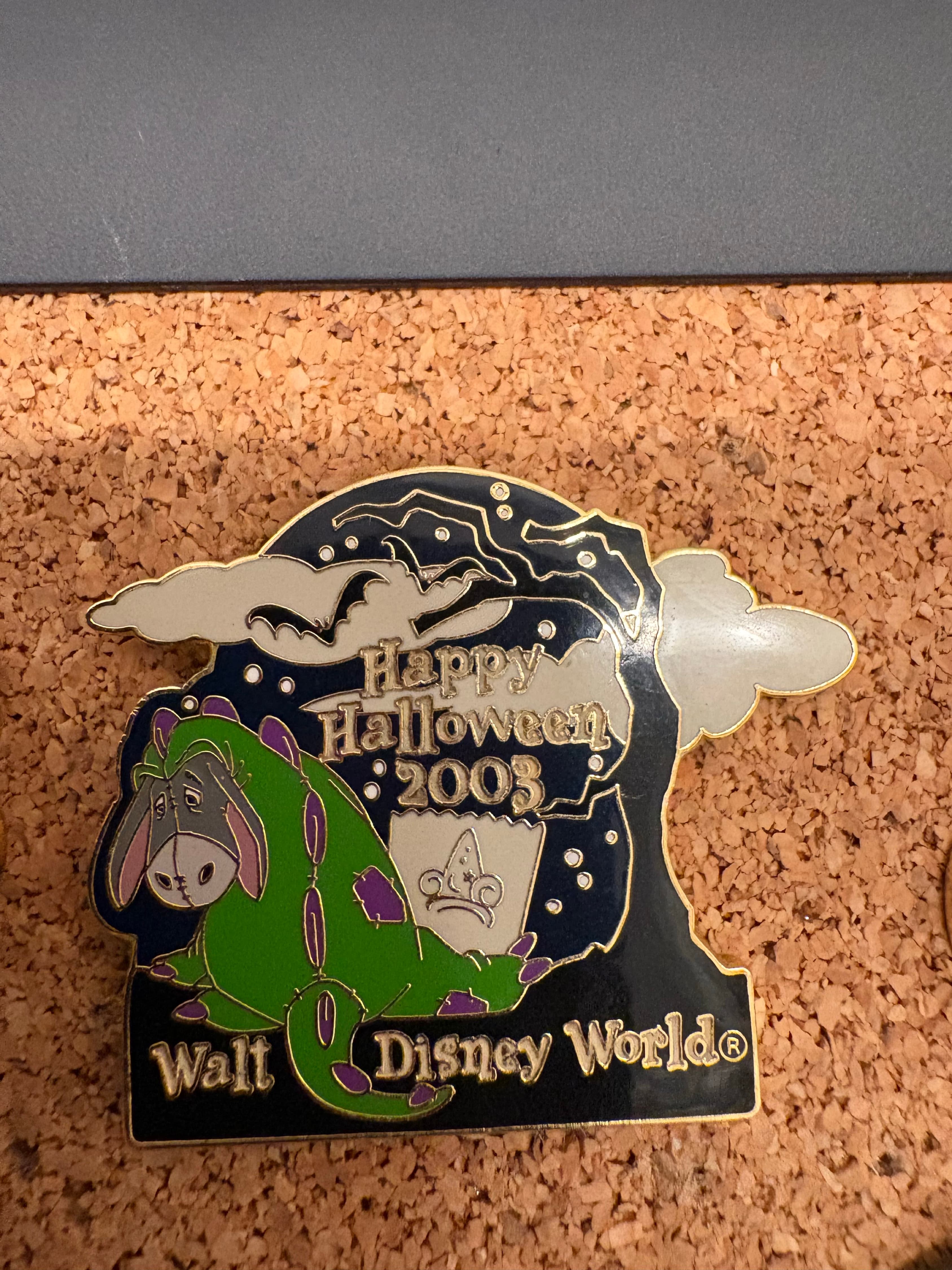 Eeyore in Dragon Costume Happy Halloween 2003 Walt Disney World Pin