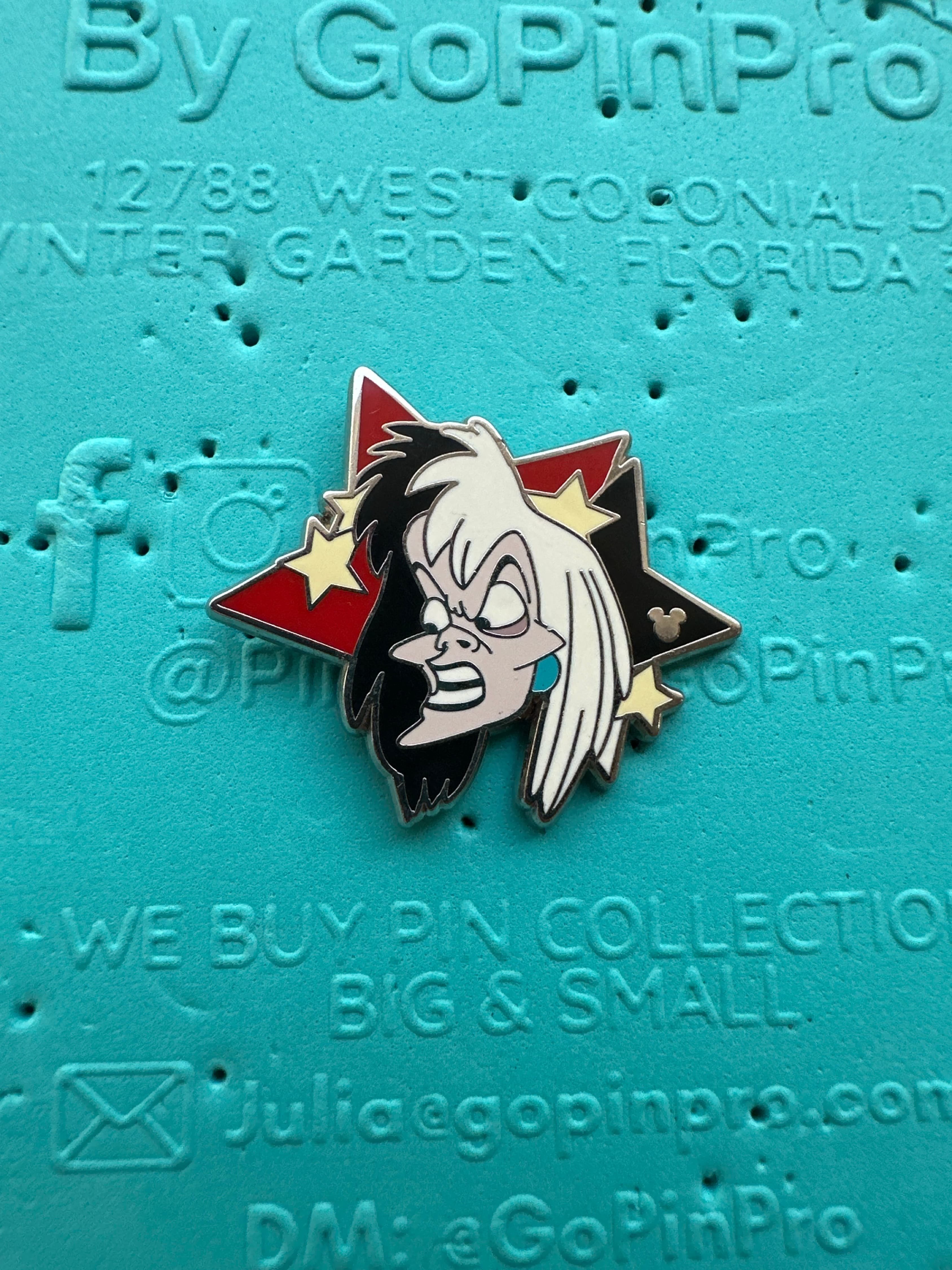 Cruella de Vil Hidden Mickey front