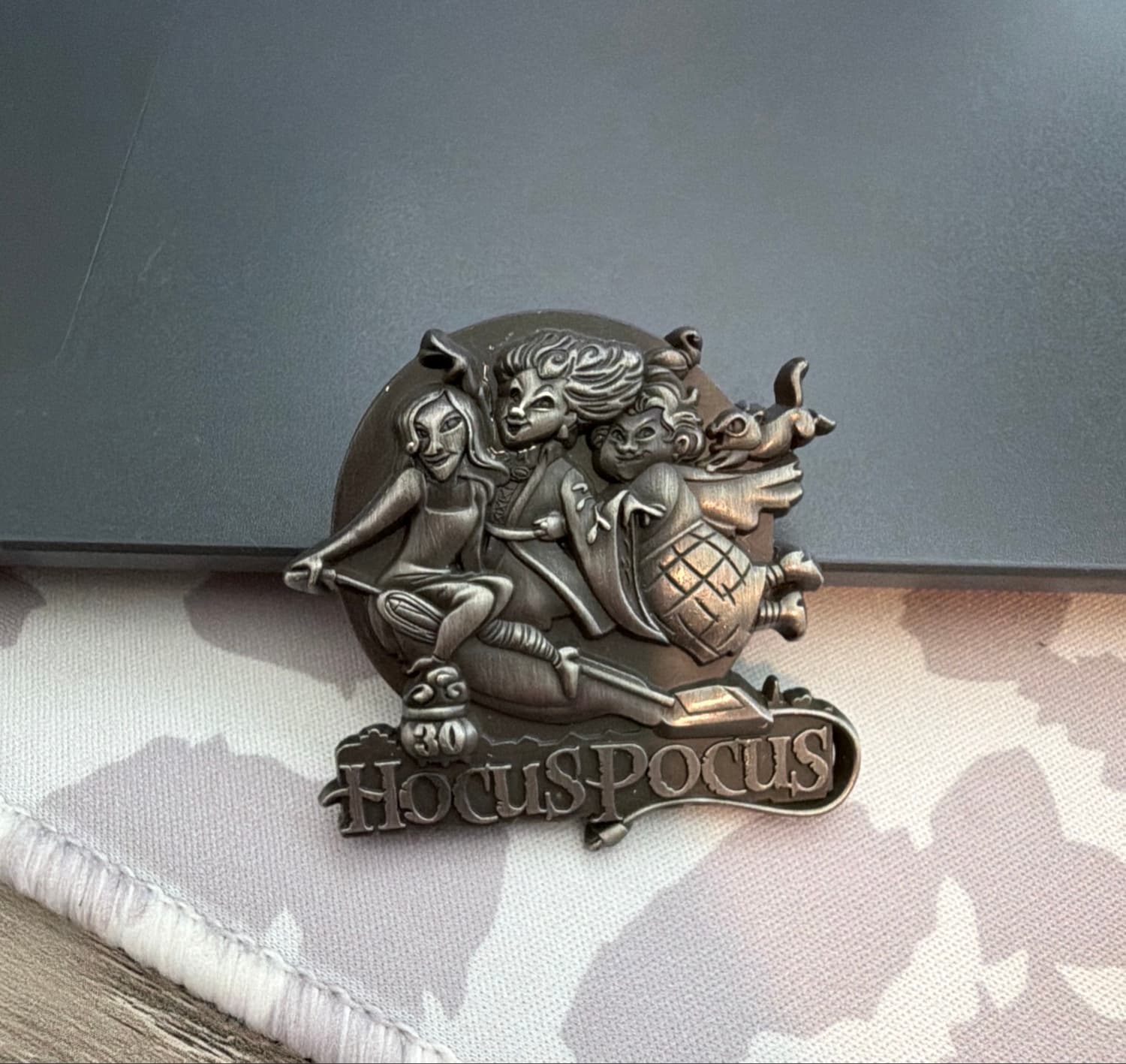 Hocus Pocus 30th Anniversary Sanderson Sisters Sculpted Pin front