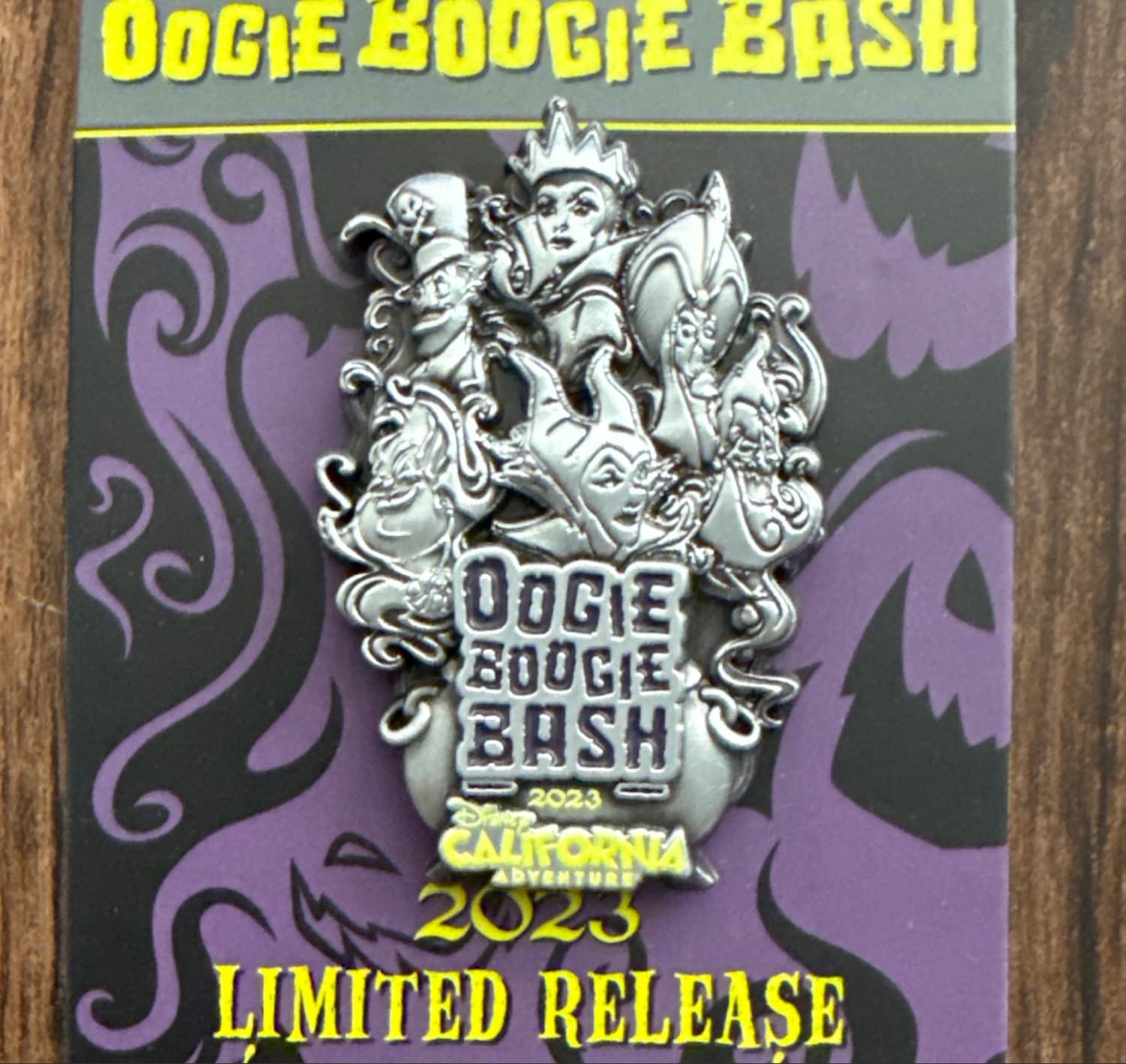 Oogie Boogie Bash 2023 Villains Limited Release Pin front