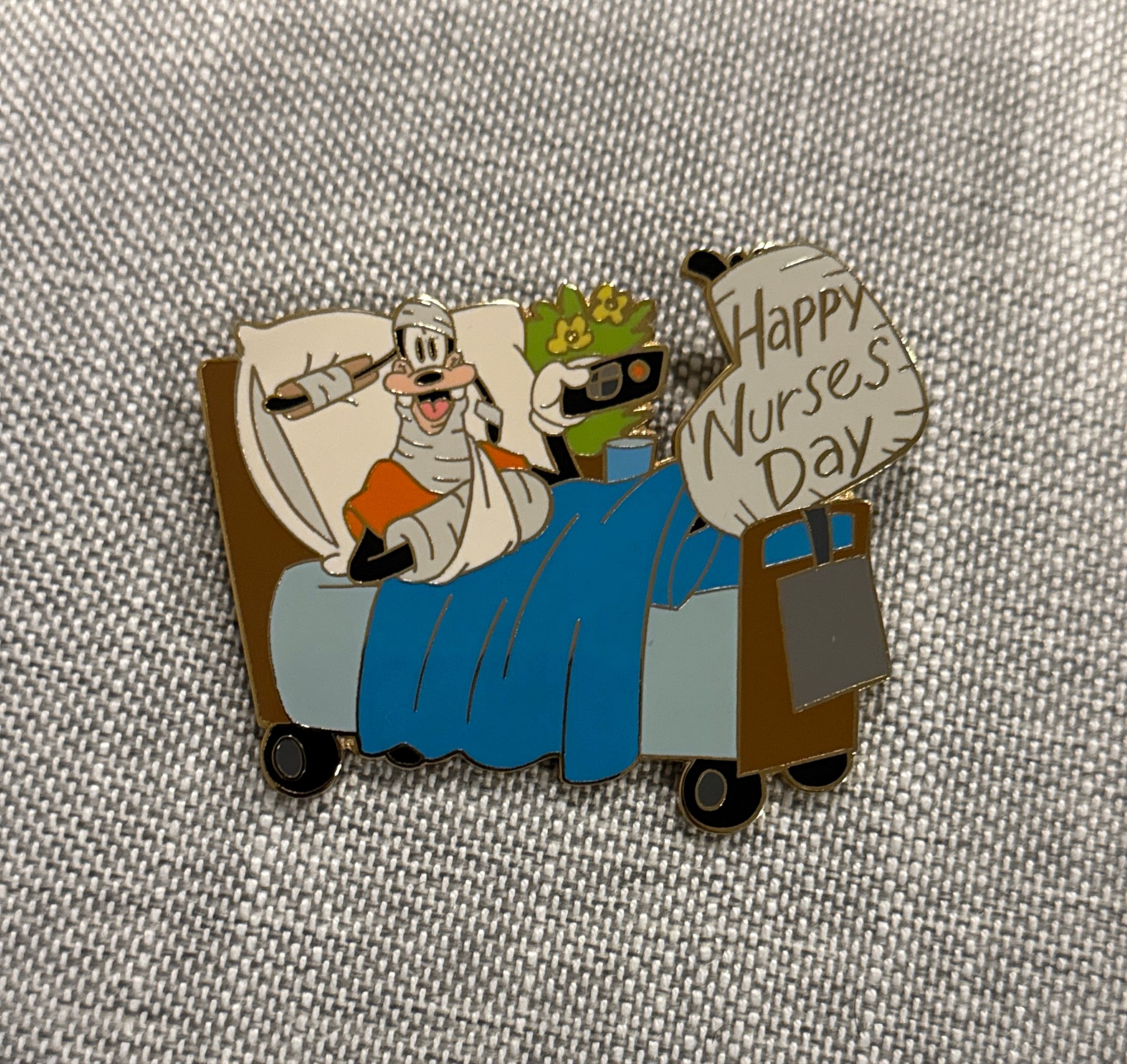 Goofy in Hospital Bed - Happy Nurses Day - Disney Auctions