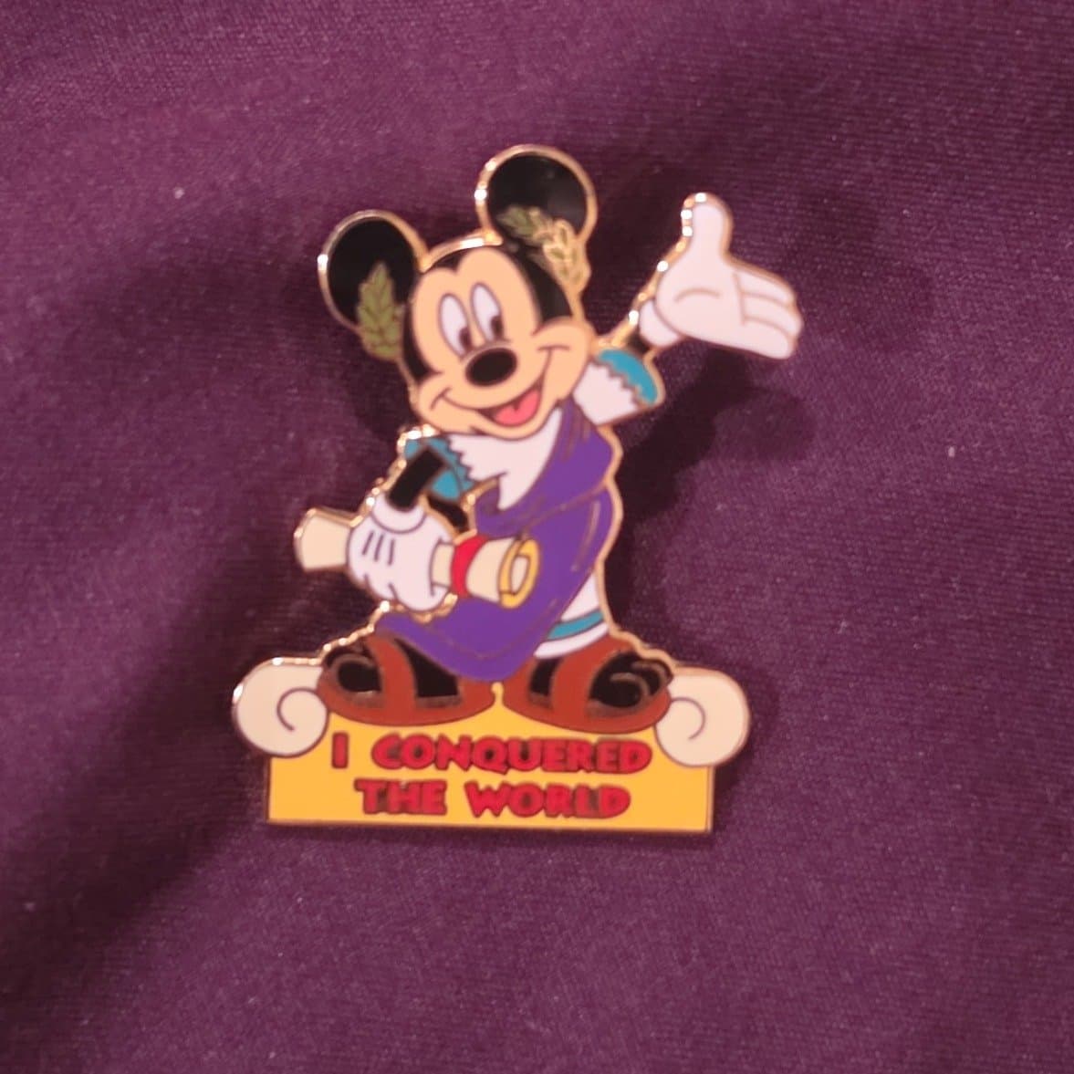 Mickey Mouse - I Conquered The World Pin Pursuit front