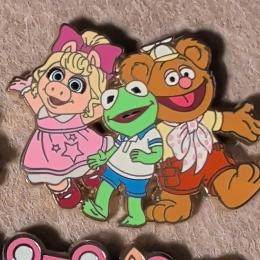 Kermit, Fozzie Bear and Miss Piggy