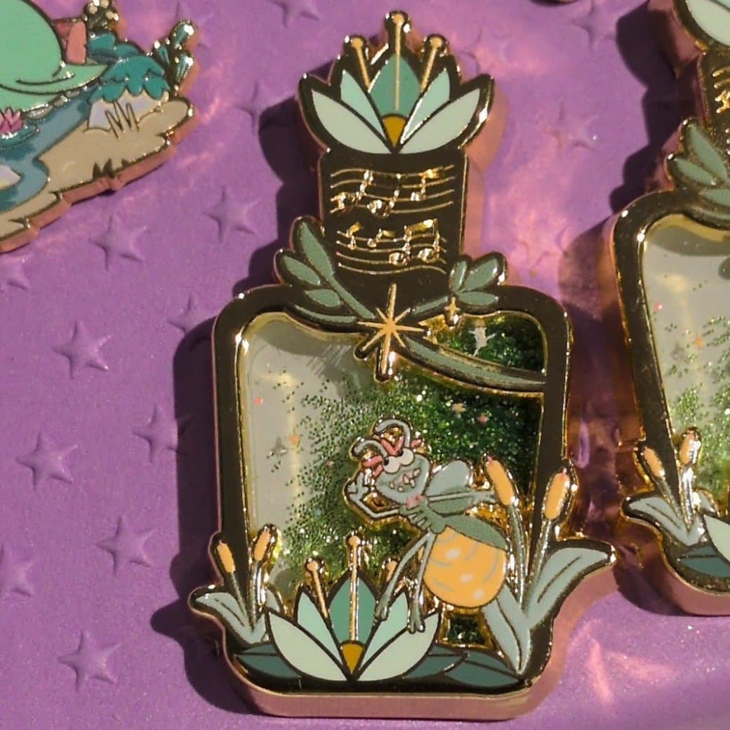 princess and the frog perfume glitter bottle