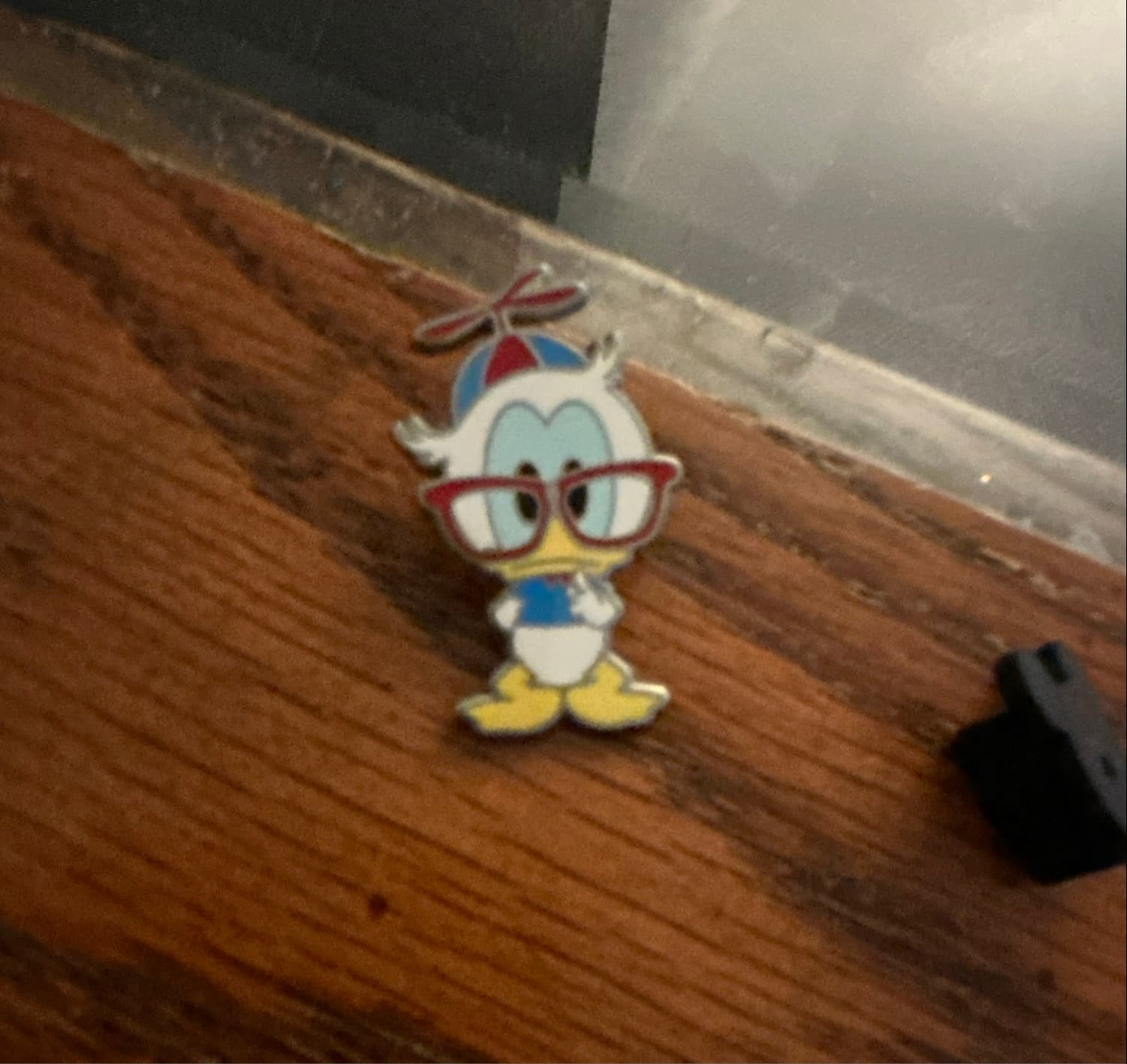 Donald Duck Nerd with Glasses and Propeller Beanie Pin