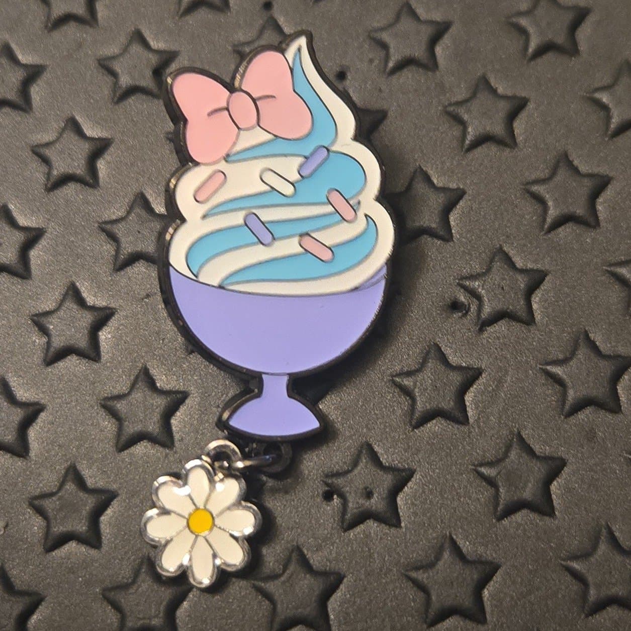 Daisy Duck Ice Cream Sundae with Dangling Daisy Charm