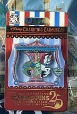 Charming Carousels: Voyage Of Little Mermaid Ariel Pin front