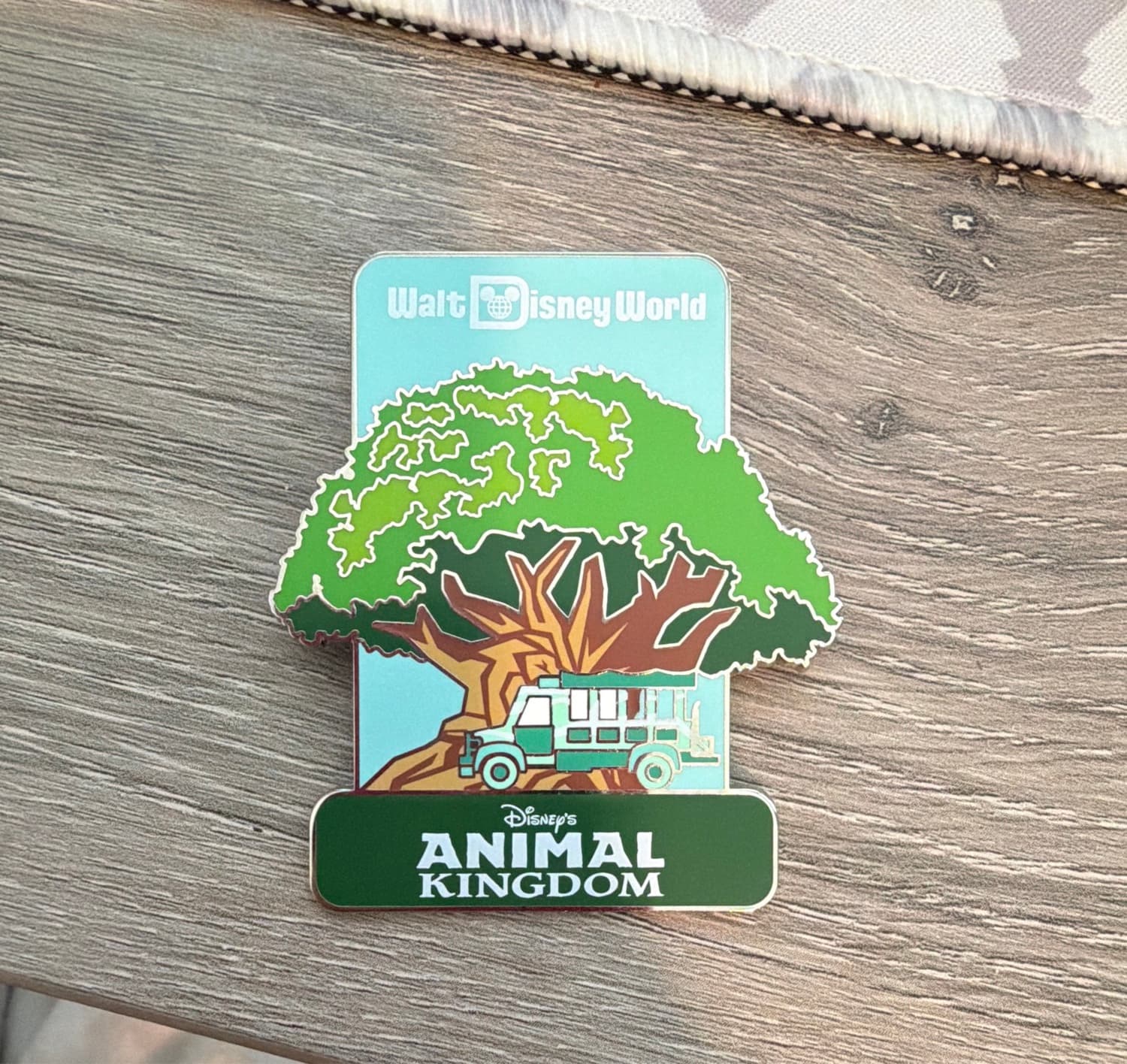 Walt Disney World Animal Kingdom Tree of Life and Safari Truck Pin