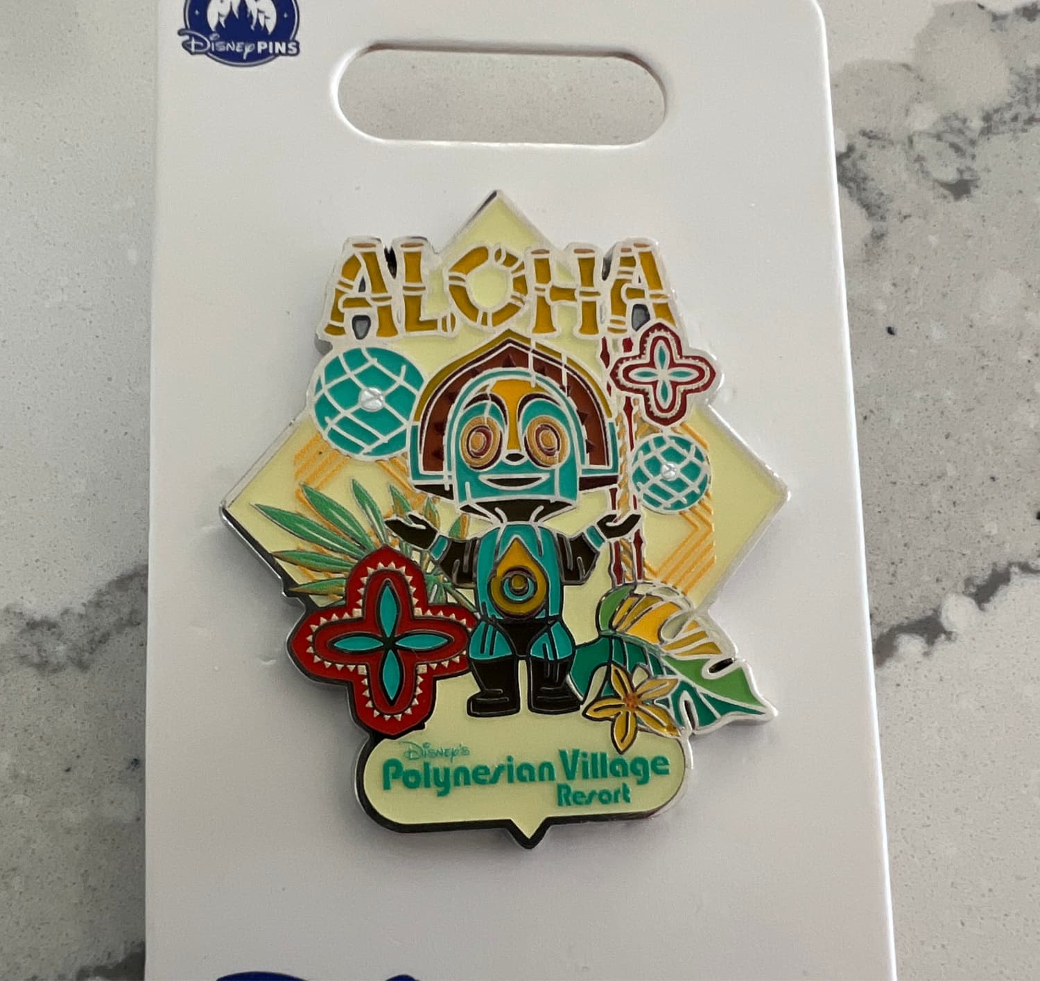 Polynesian Village Resort Aloha Tiki Pin