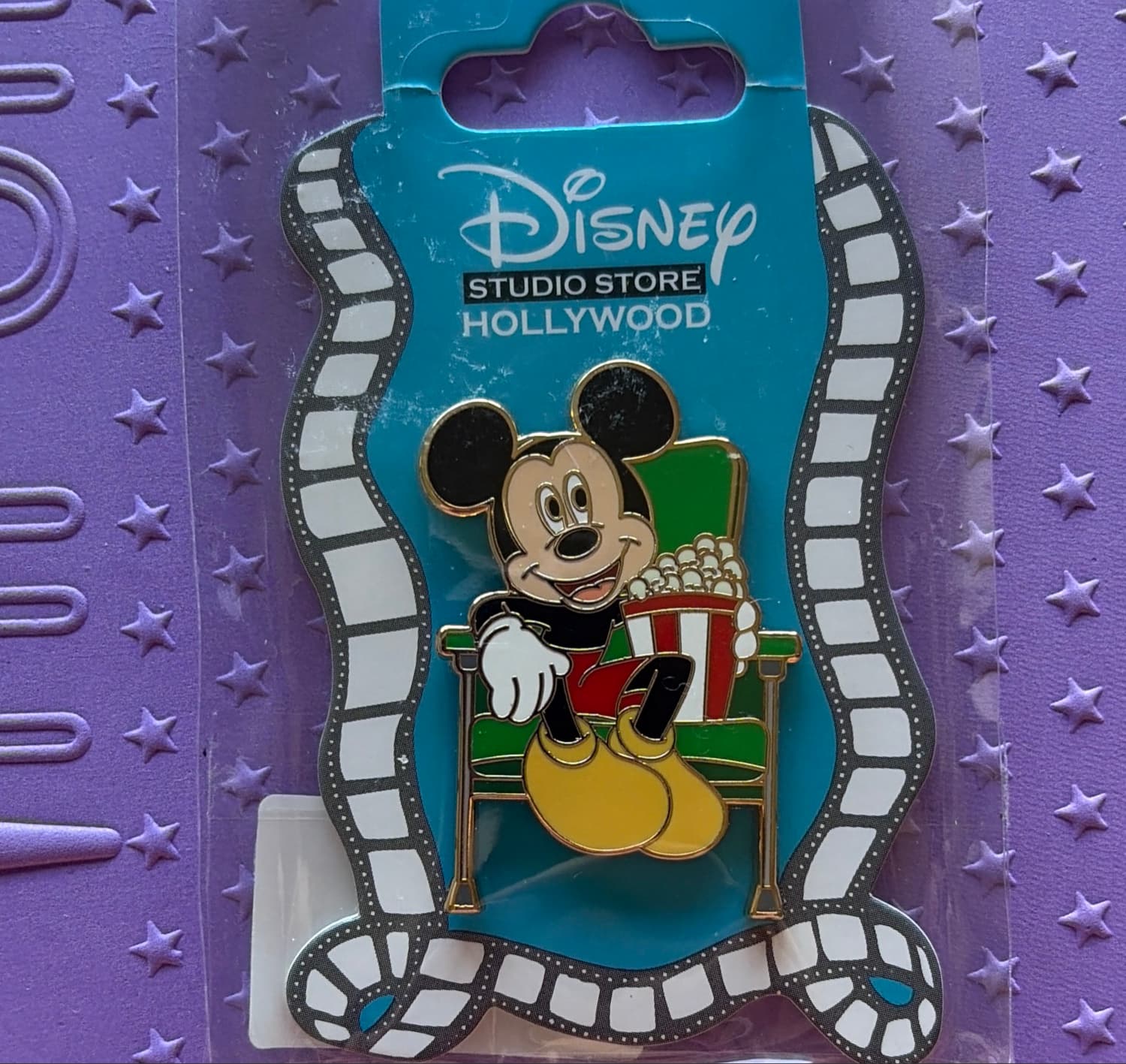 Mickey Mouse with Popcorn Destination D23 Pin