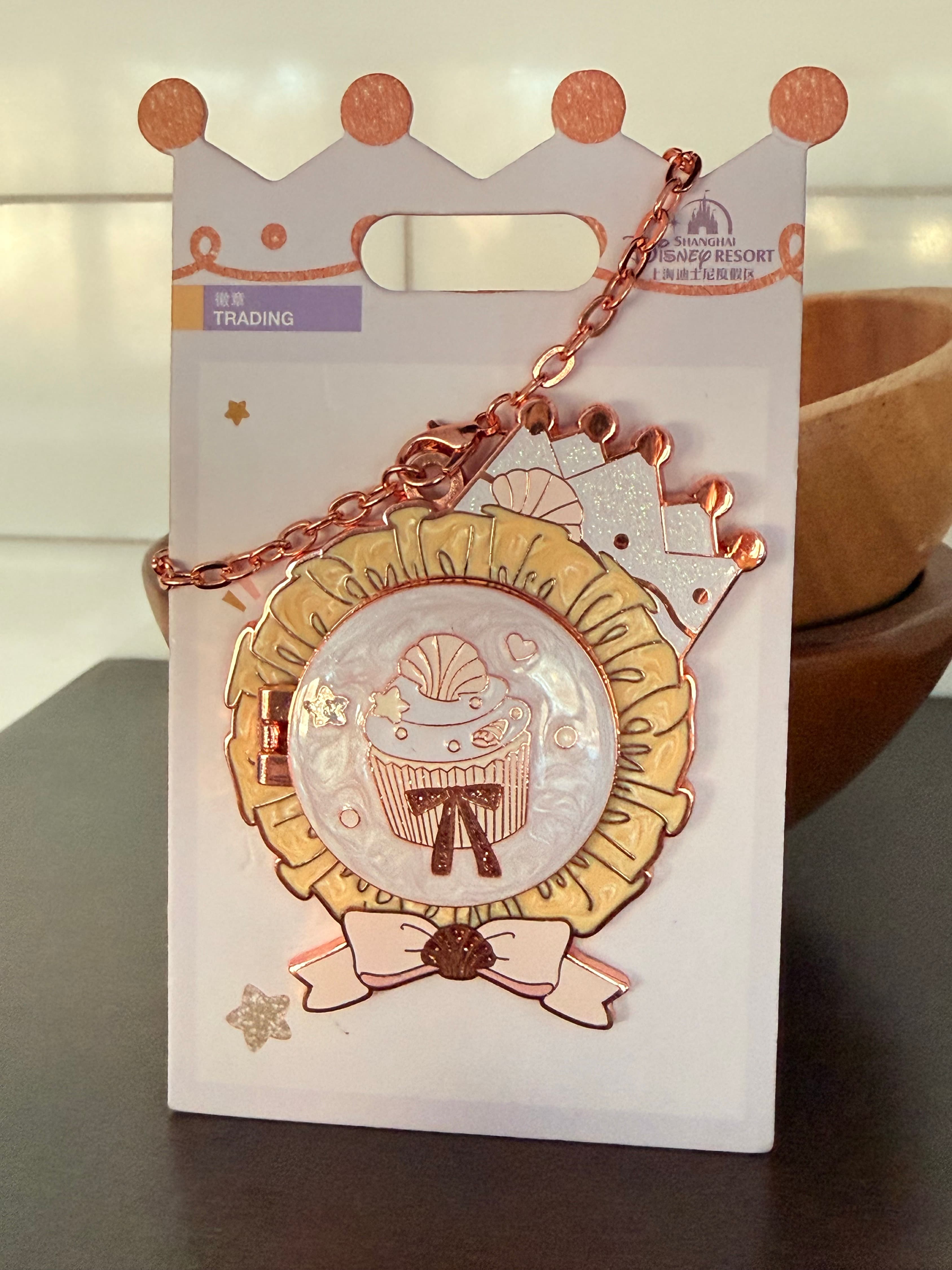 ShellieMay Cupcake Crown Pin - Shanghai Disney Resort front