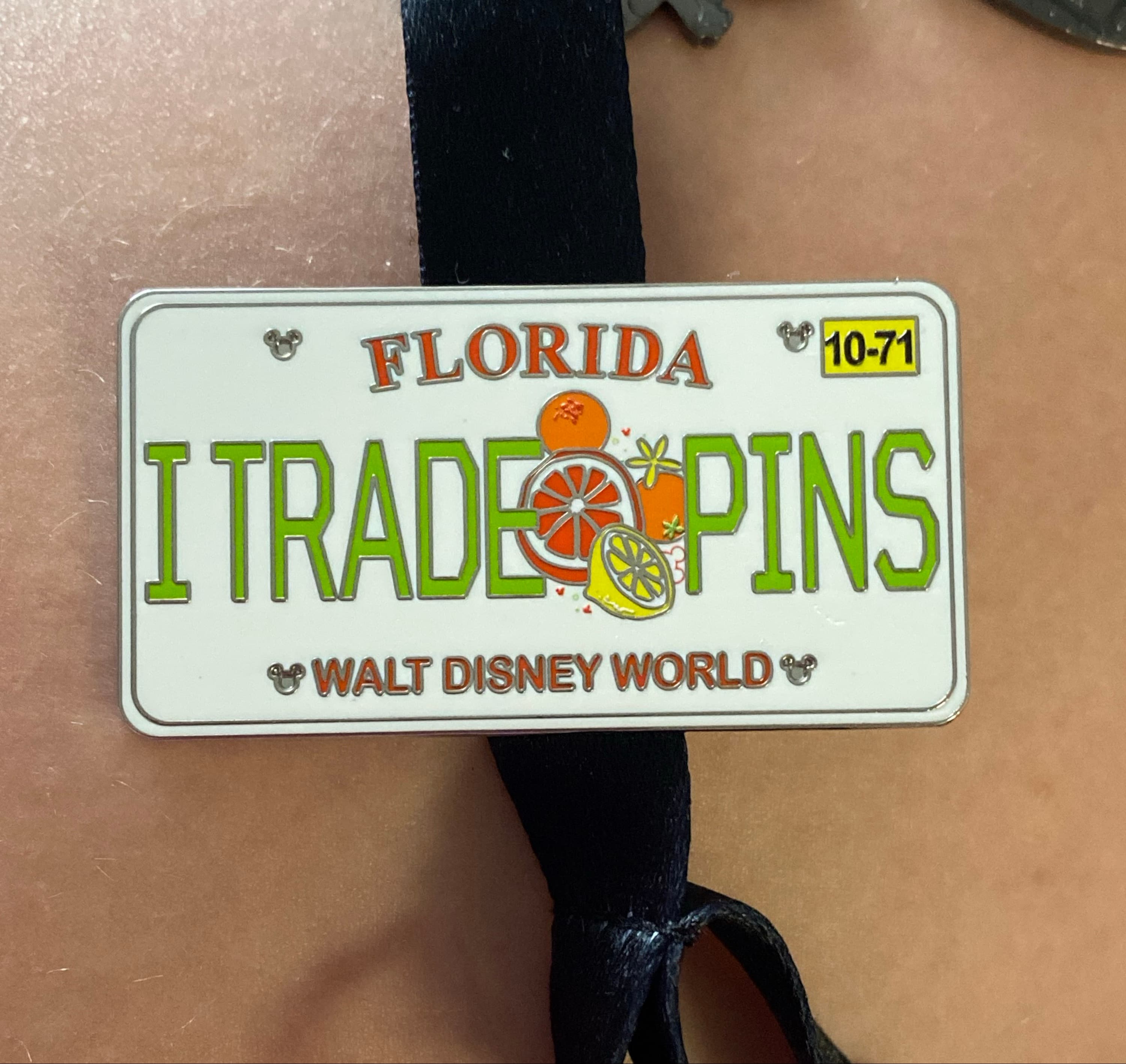 I Trade Pins Florida License Plate