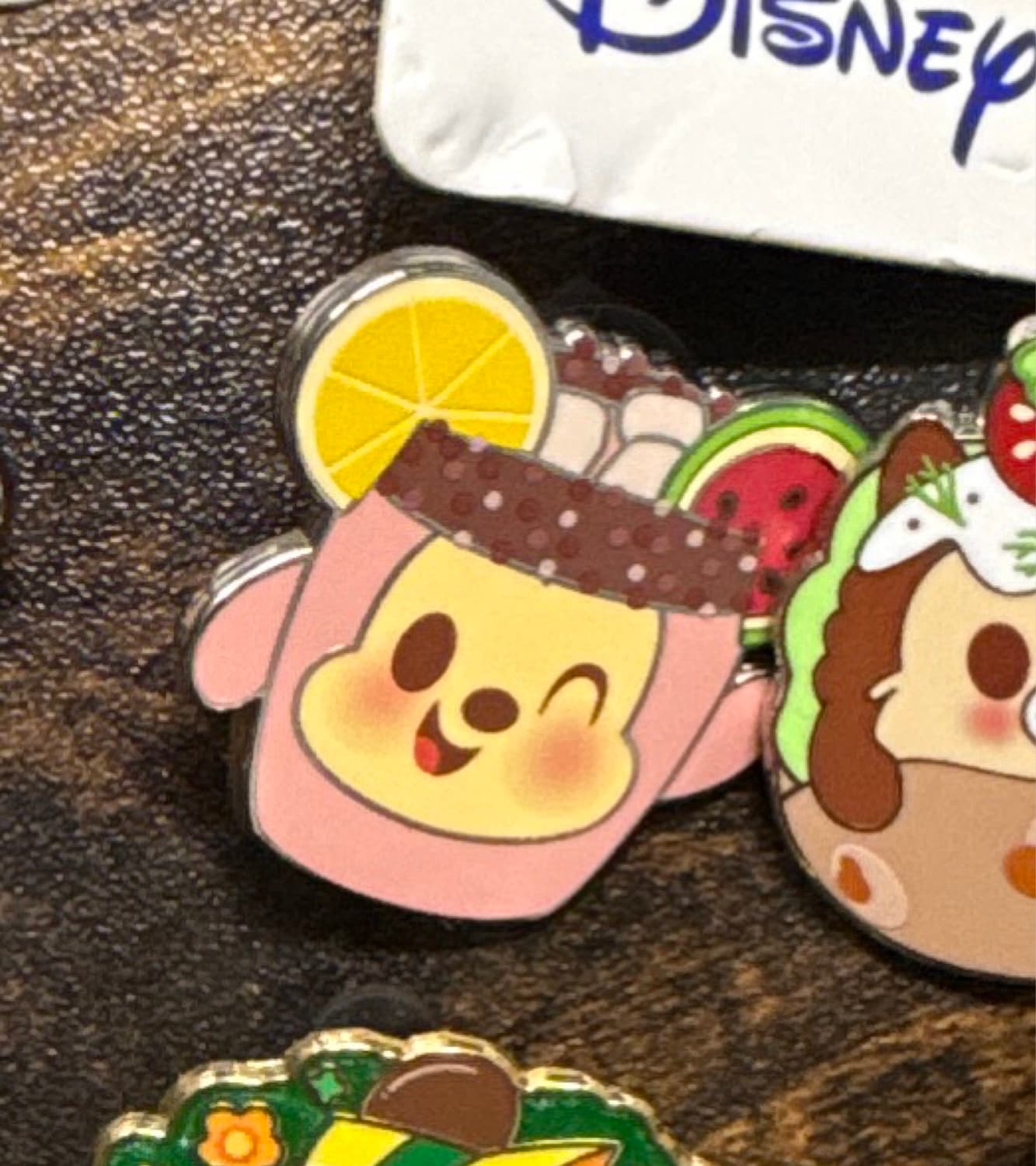 Disney Mickey Mouse Chili Watermelon Lemonade Munchling Pin front