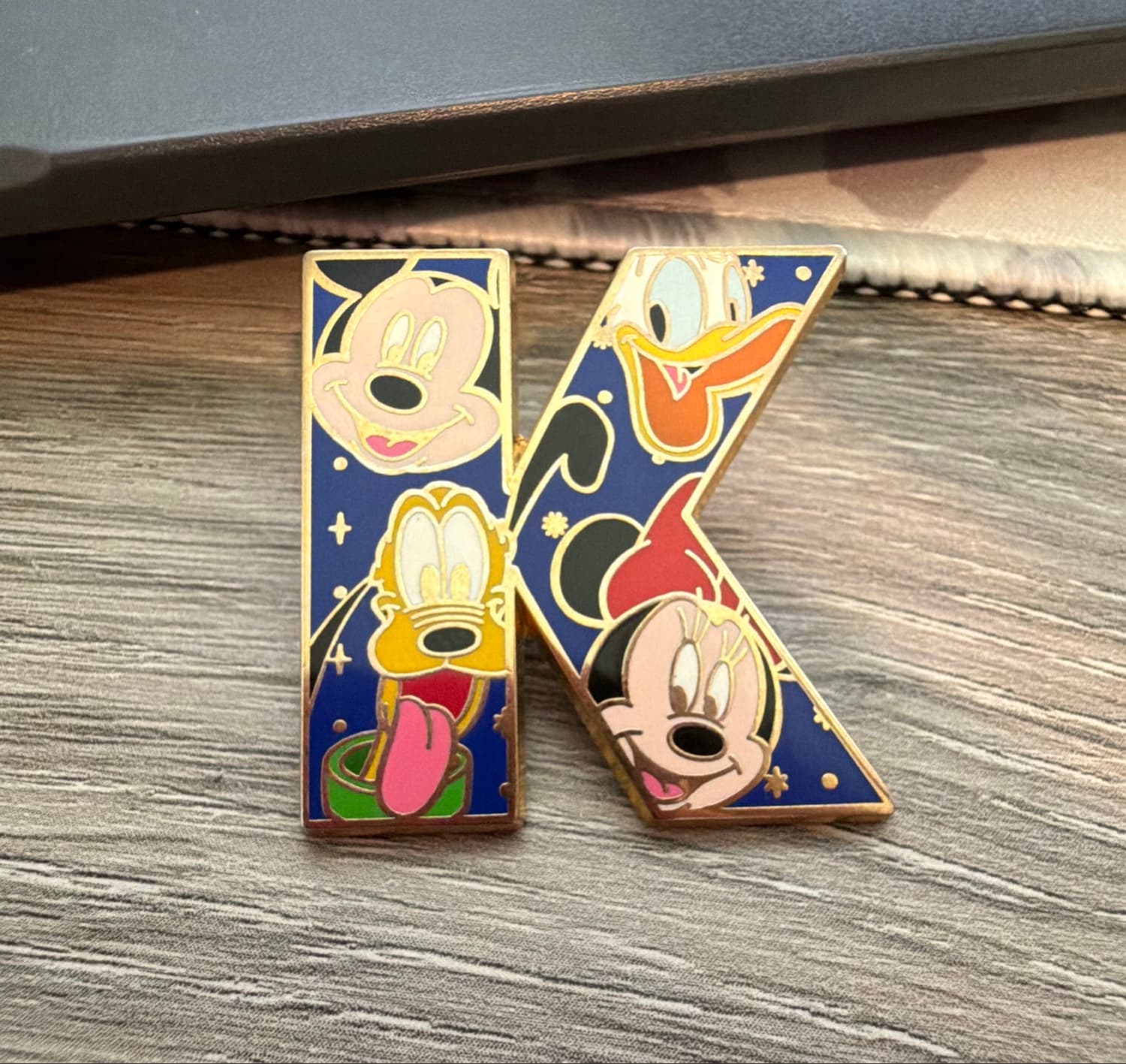 Alphabet Collection Letter K Pin front