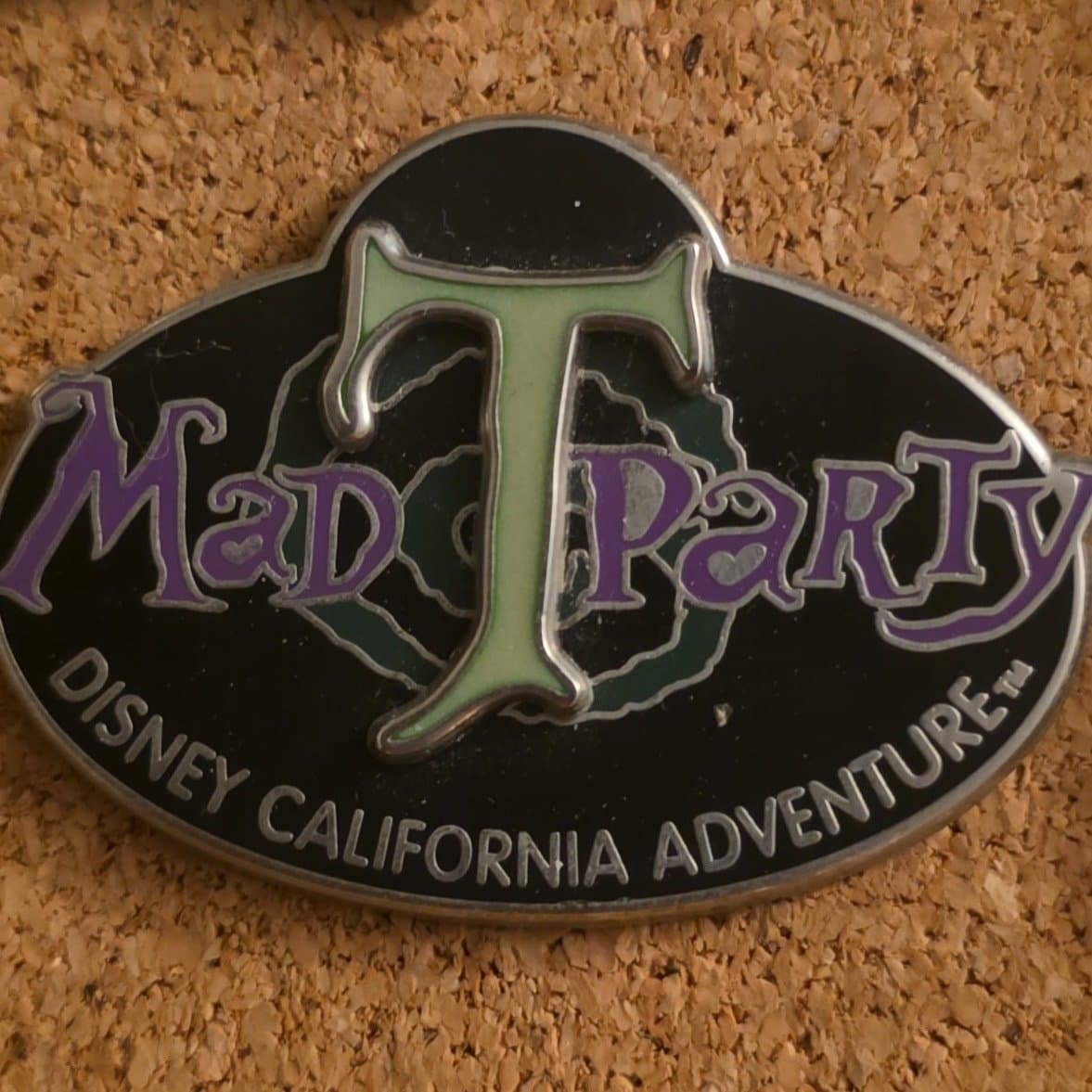 Mad T Party Logo Pin front