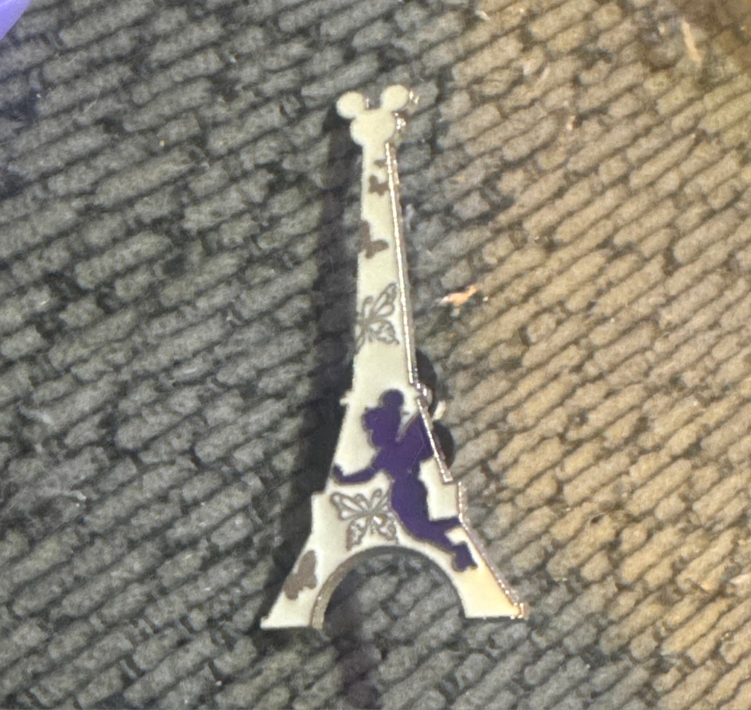Disneyland Paris Tinker Bell Eiffel Tower with Butterflies Pin