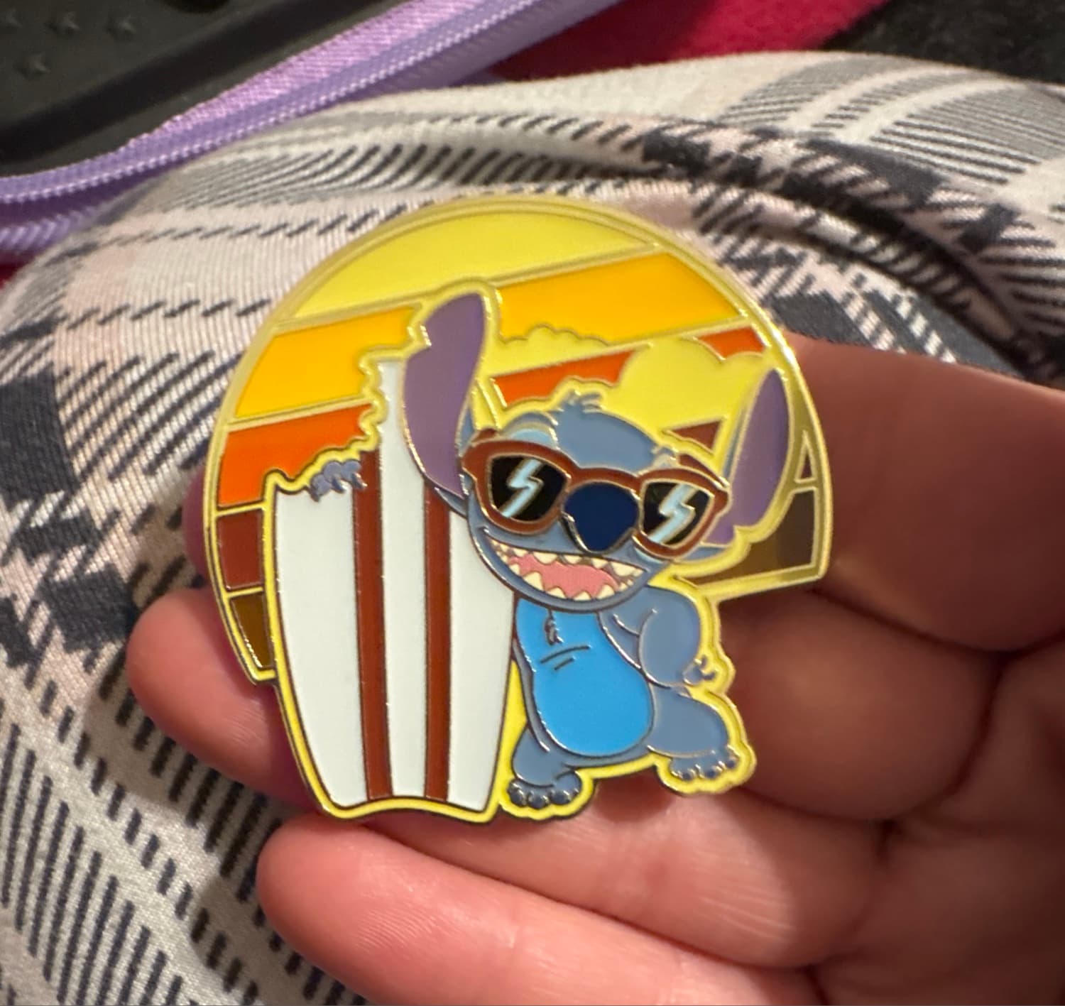 Loungefly - Stitch Wearing Sunglasses - Surfboard and Sunset