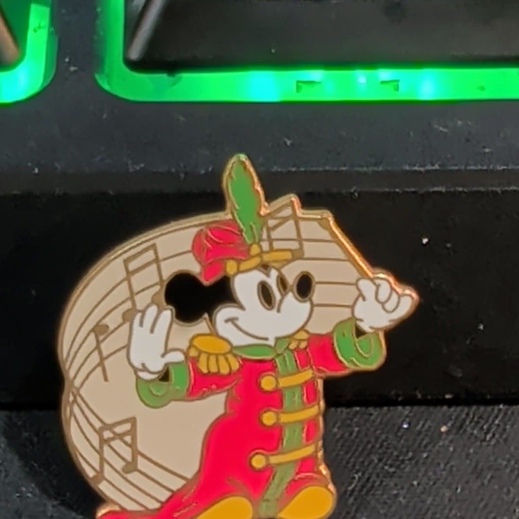 Mickey Mouse Conductor Band Leader with Music Notes