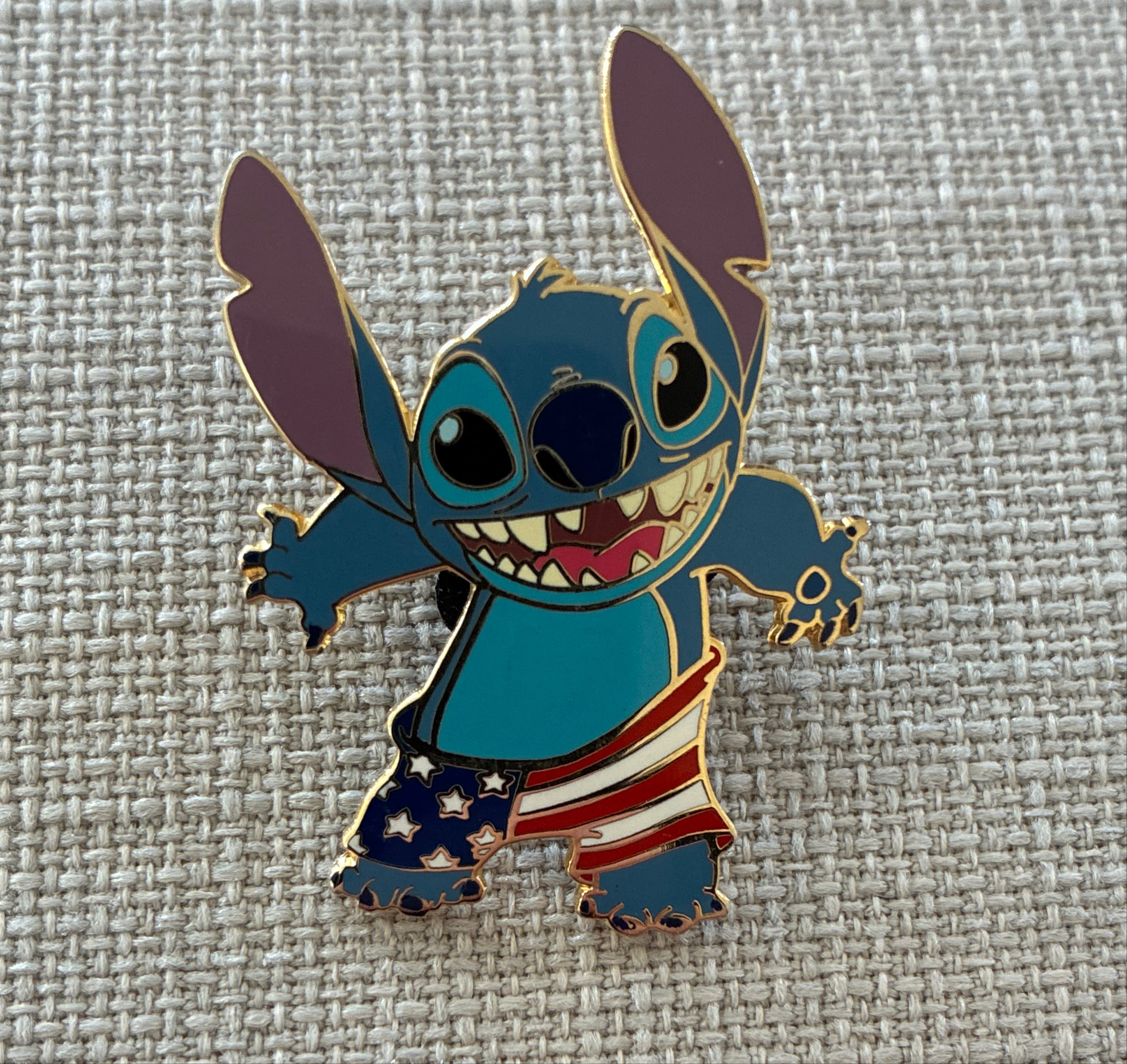 Stitch - Independence Day- Stars and Stripes boxers