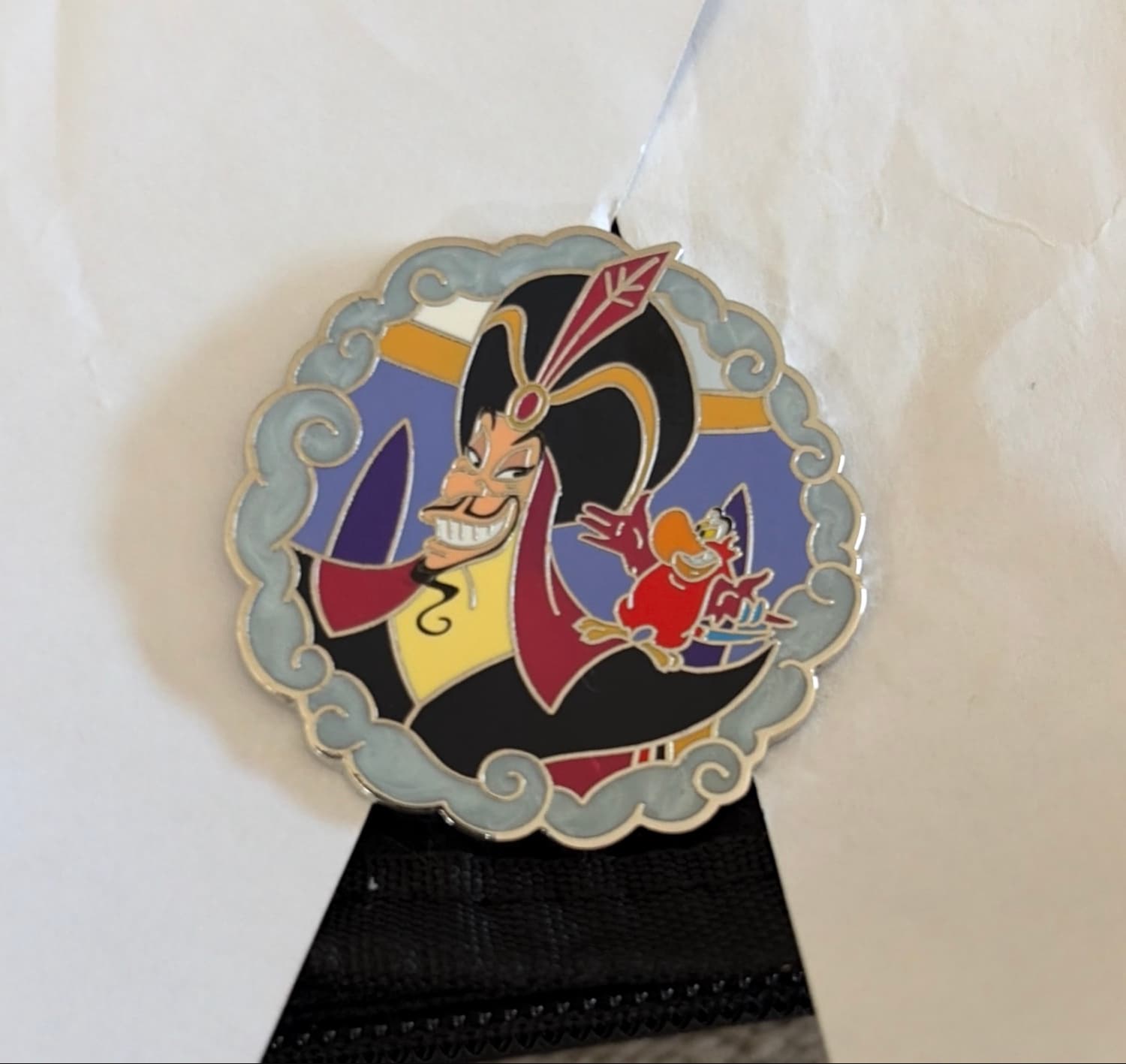 Jafar with Iago Collectible Trading Pin