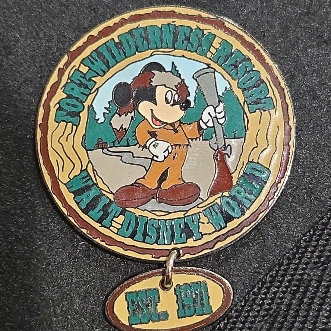 Walt Disney World Fort Wilderness Resort dangle pin front