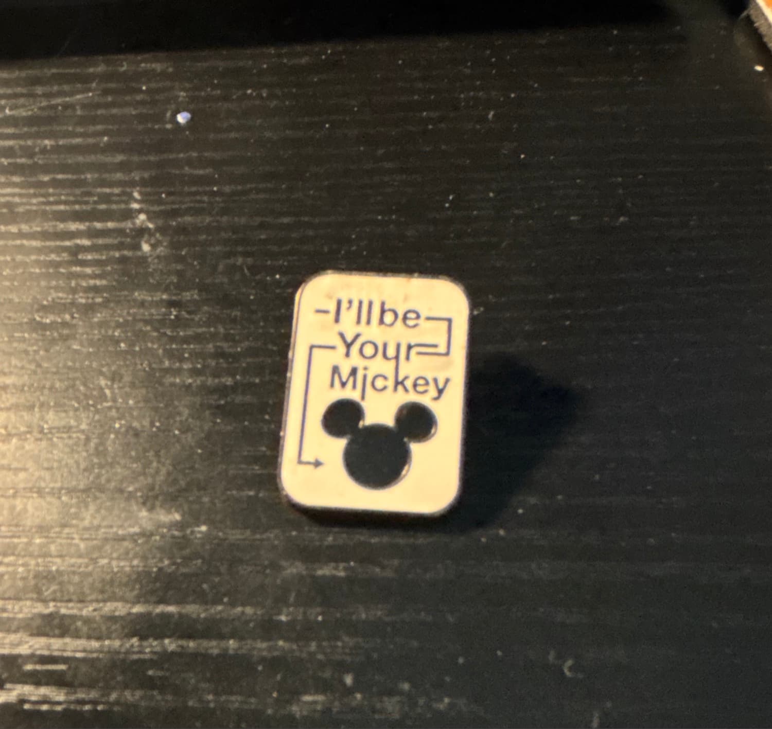 I'll be Your Mickey Pin (as part of a 2-Pin Set)