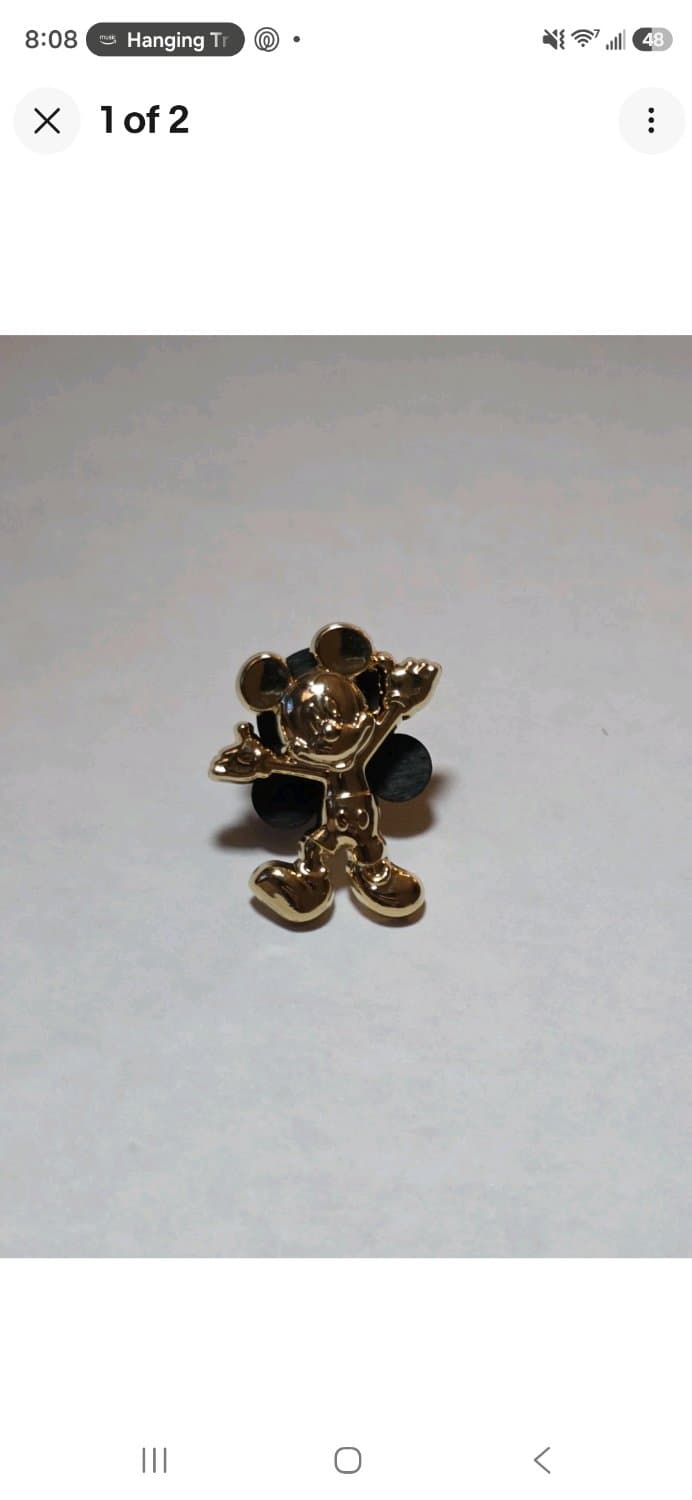 Standing Gold Mickey front