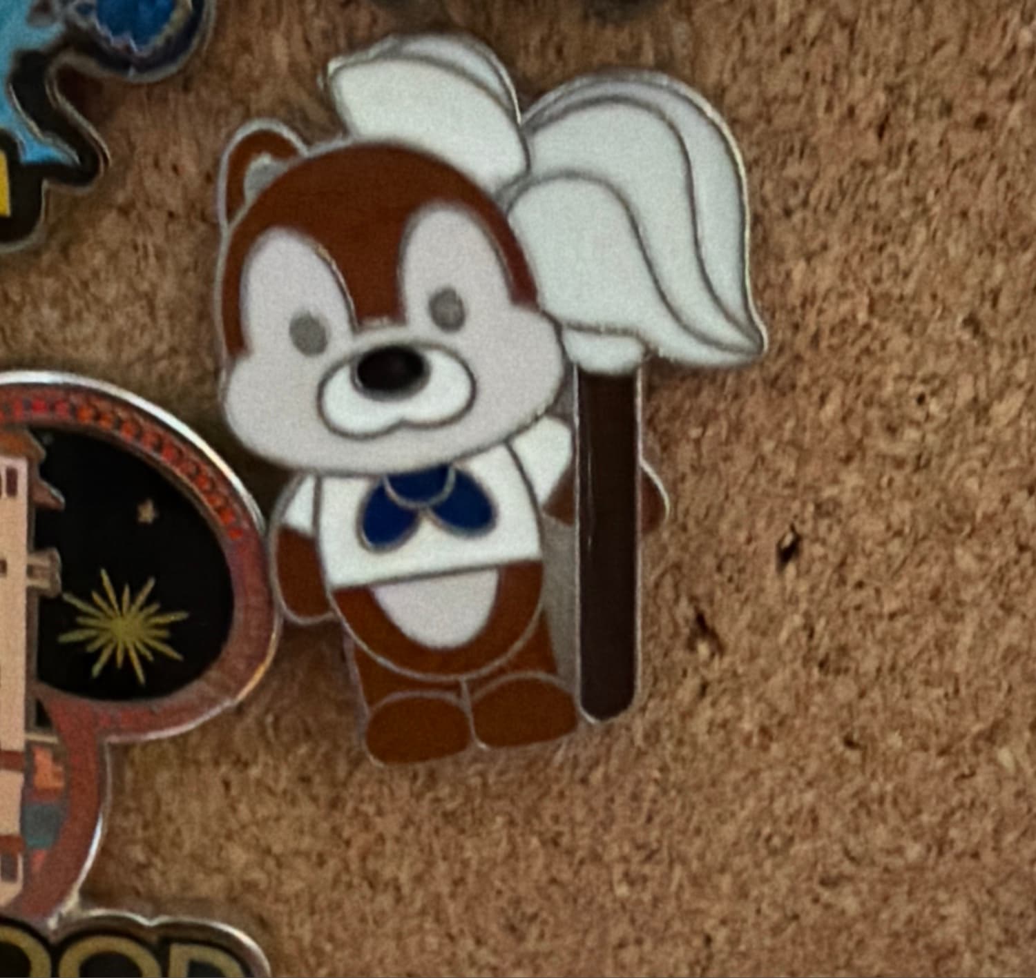 Chip Custodial Fantasyland Castle Collectible Key Pin