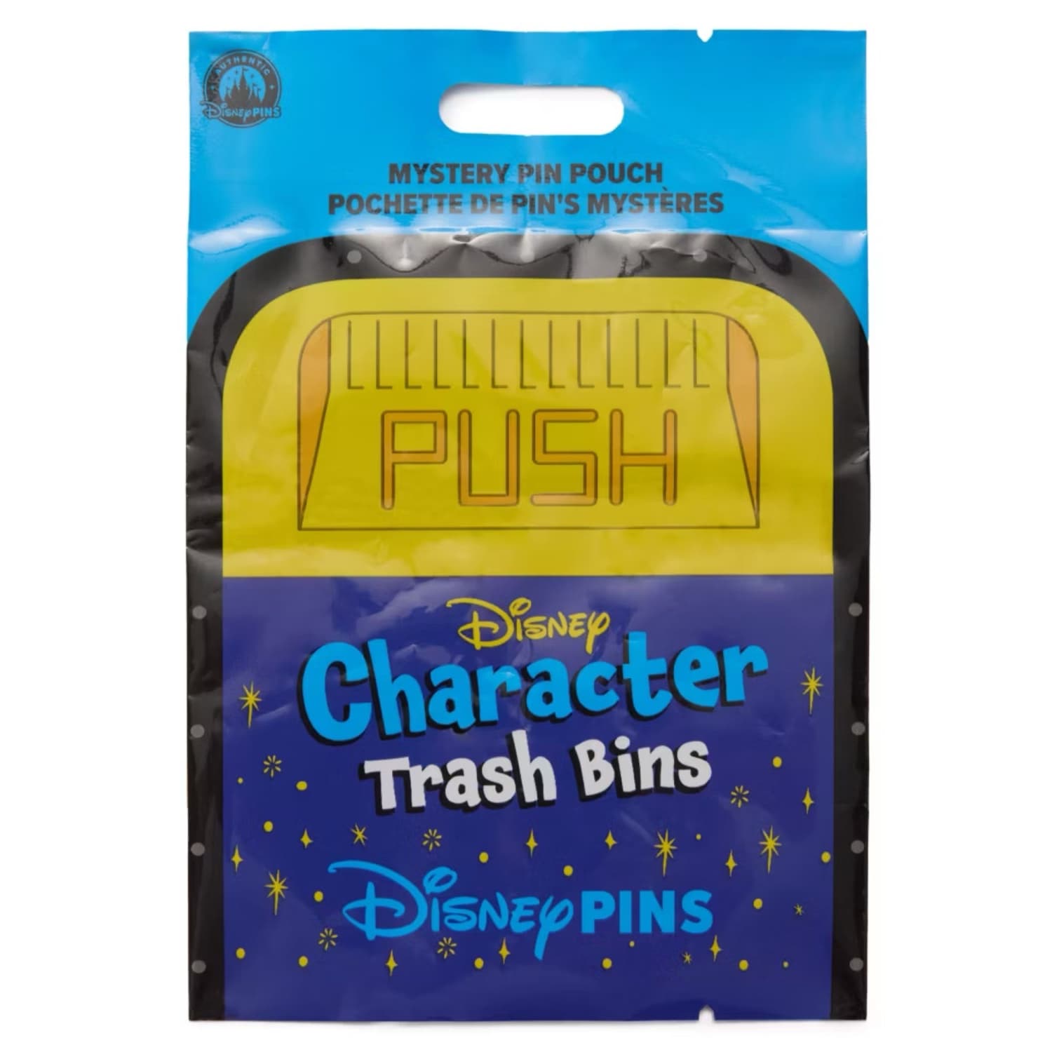 Disney Character Trash Bins Mystery Pin Pouch front