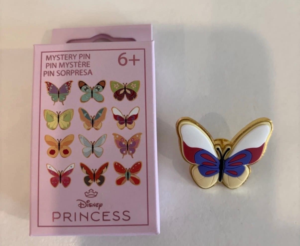 Loungefly Disney Princess Butterfly Blind Box Pin Set